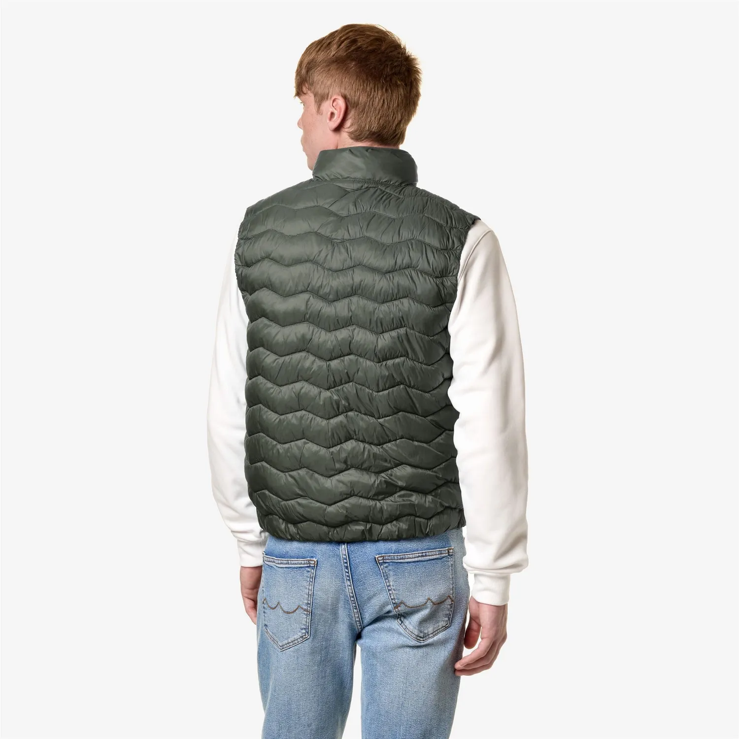 K-Way Valen Quilted Warm vesta barbati verde
