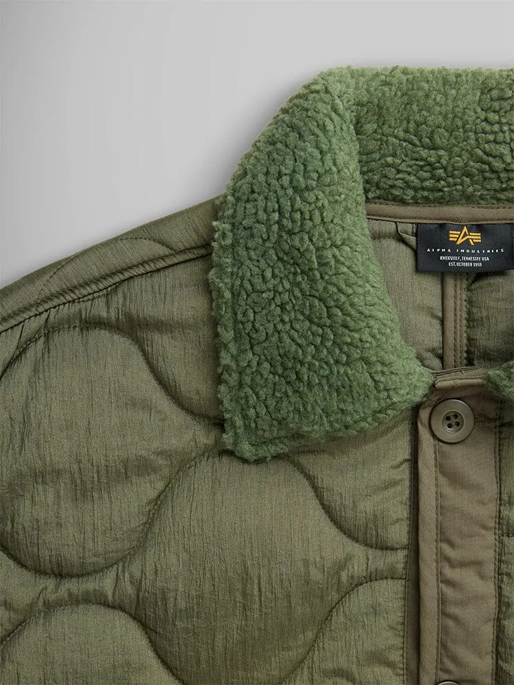 Alpha Industries Liner geaca dama verde matlasata