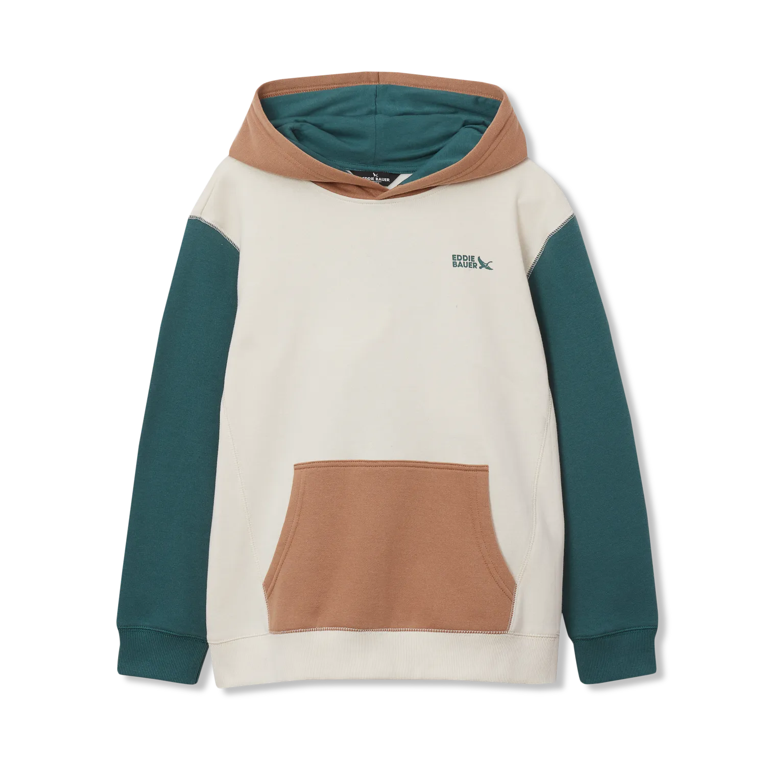 Eddie Bauer Camp Fleece hanorac baieti cu gluga bumbac