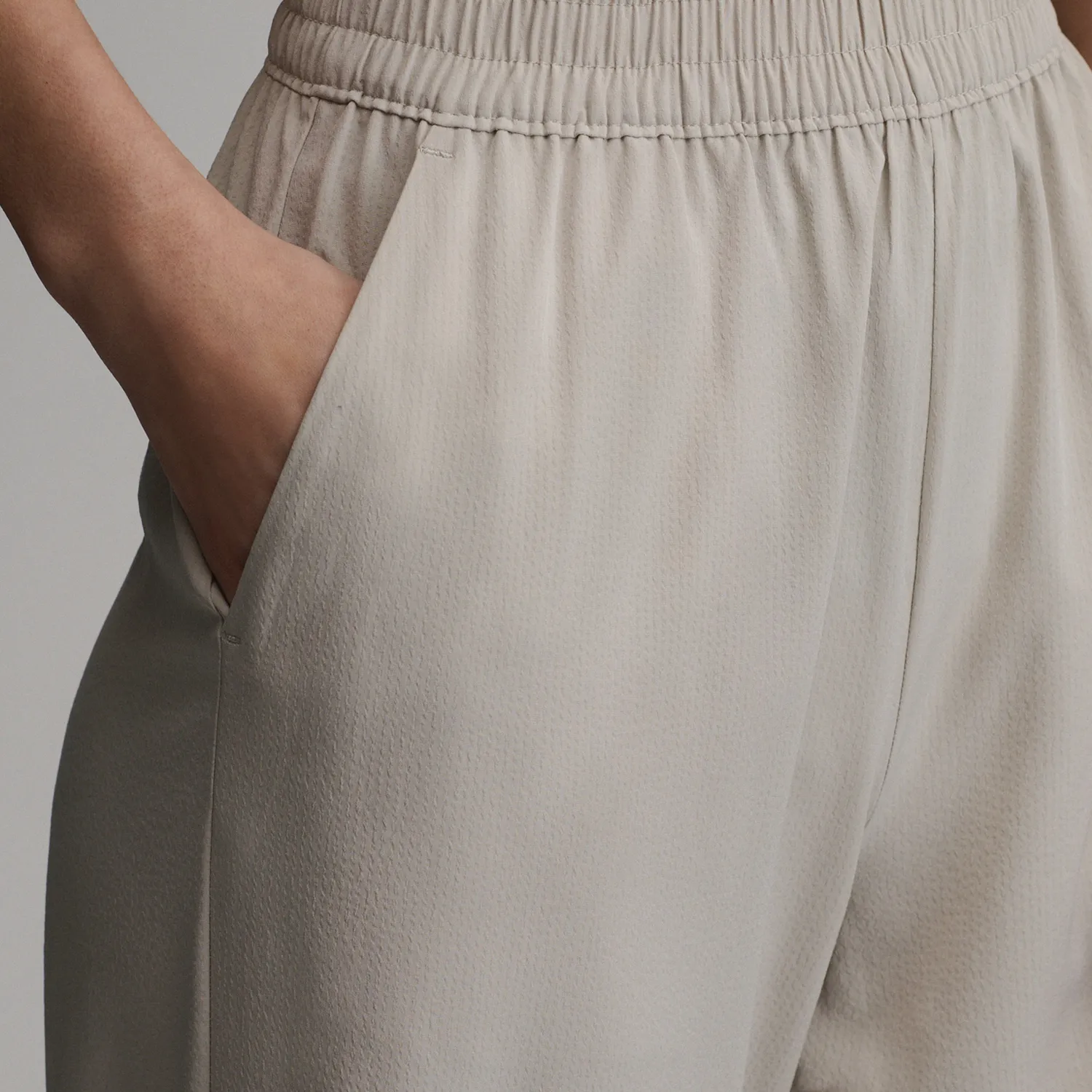 Eddie Bauer Rio Textured pantaloni dama Sage lejeri