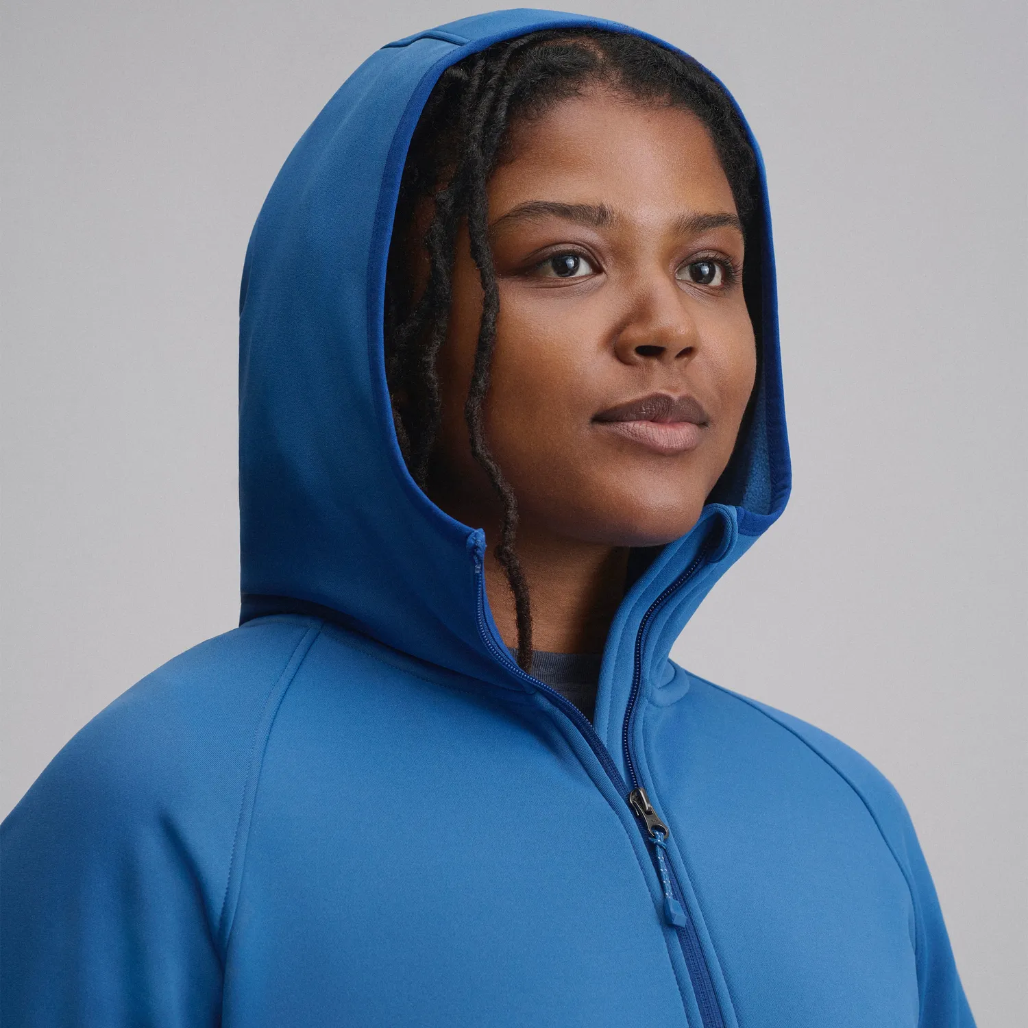 Eddie Bauer Pursuit Performance hanorac fleece Shell elastic