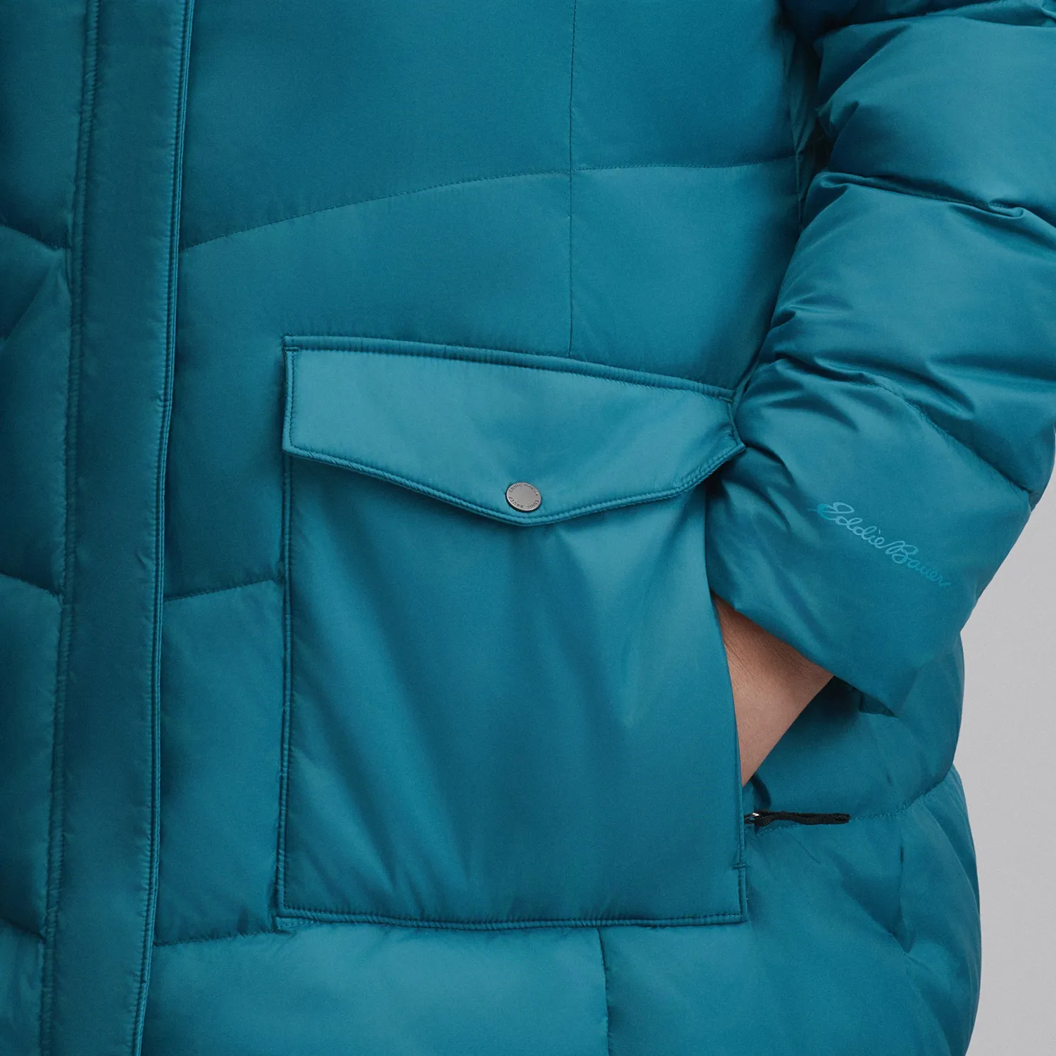 Eddie Bauer Lodge Cascadian parcă damă neagră cu puf