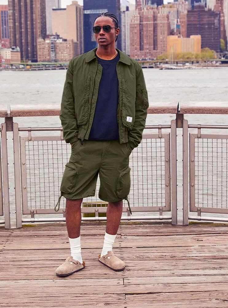 Alpha Industries CWU 36/P pantaloni scurti verde elastic cargo