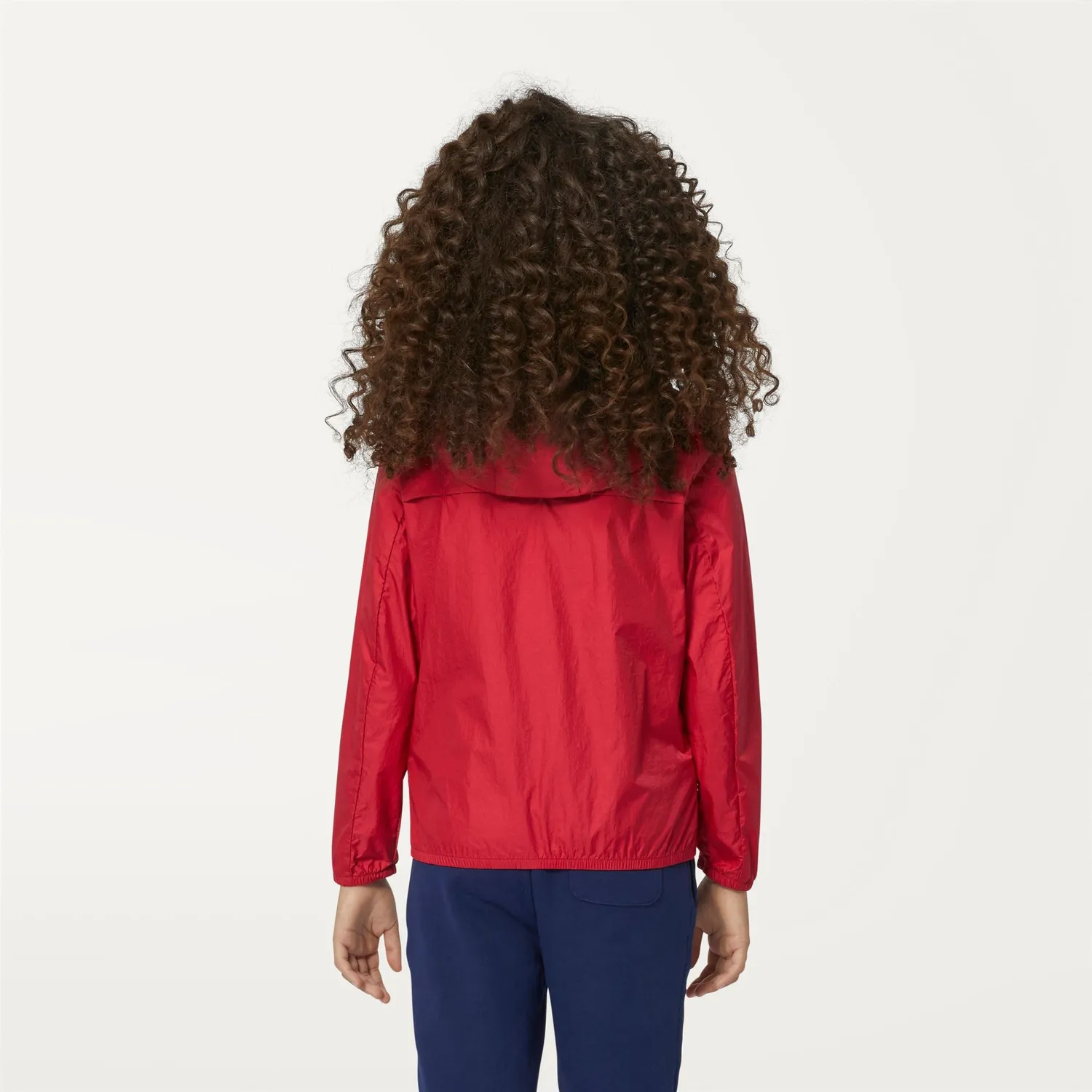 K-Way Lil K3128BW geaca fete rosu berry metalizata scurt