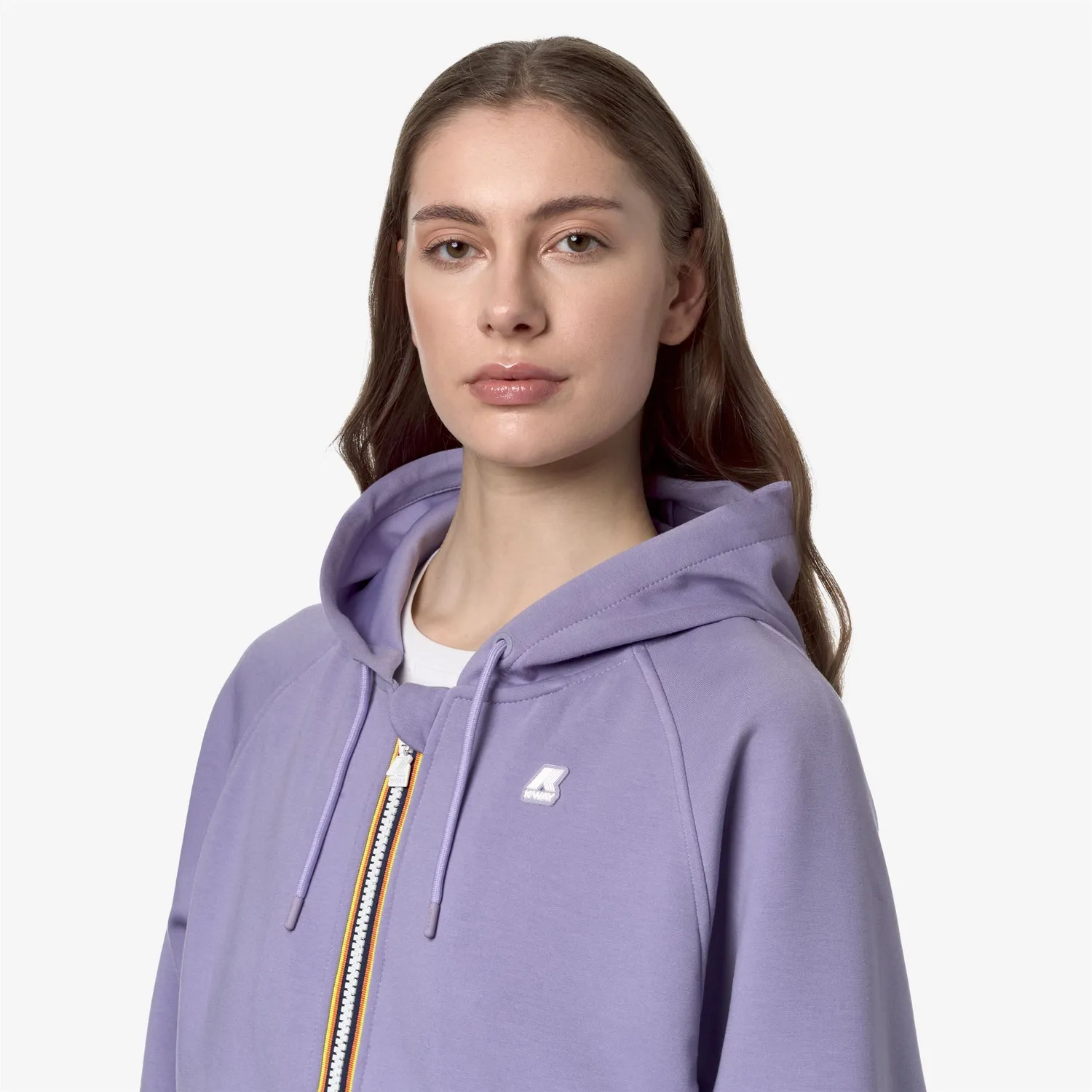 K-Way Lydie Light Spacer hanorac dama Violet Glicine cu gluga