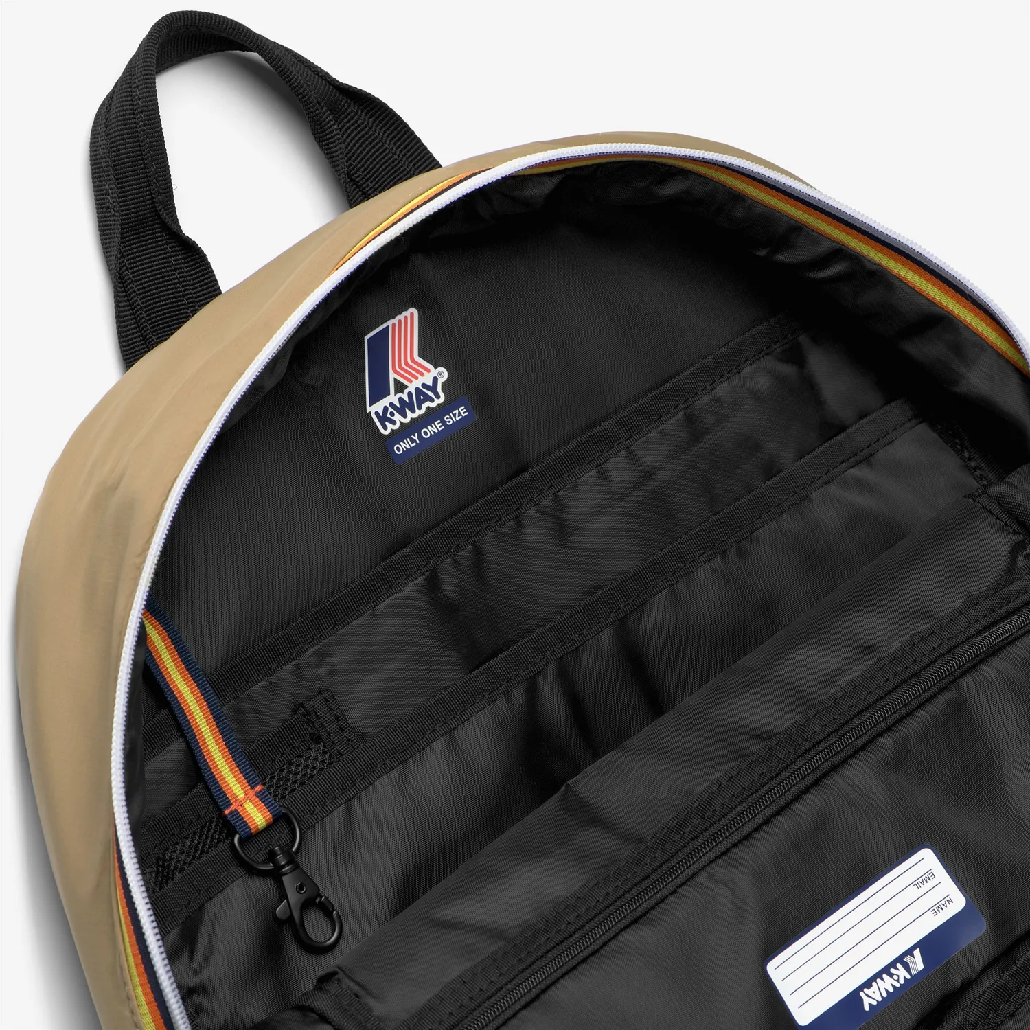 K-Way Laon rucsac unisex bej khaki impermeabil