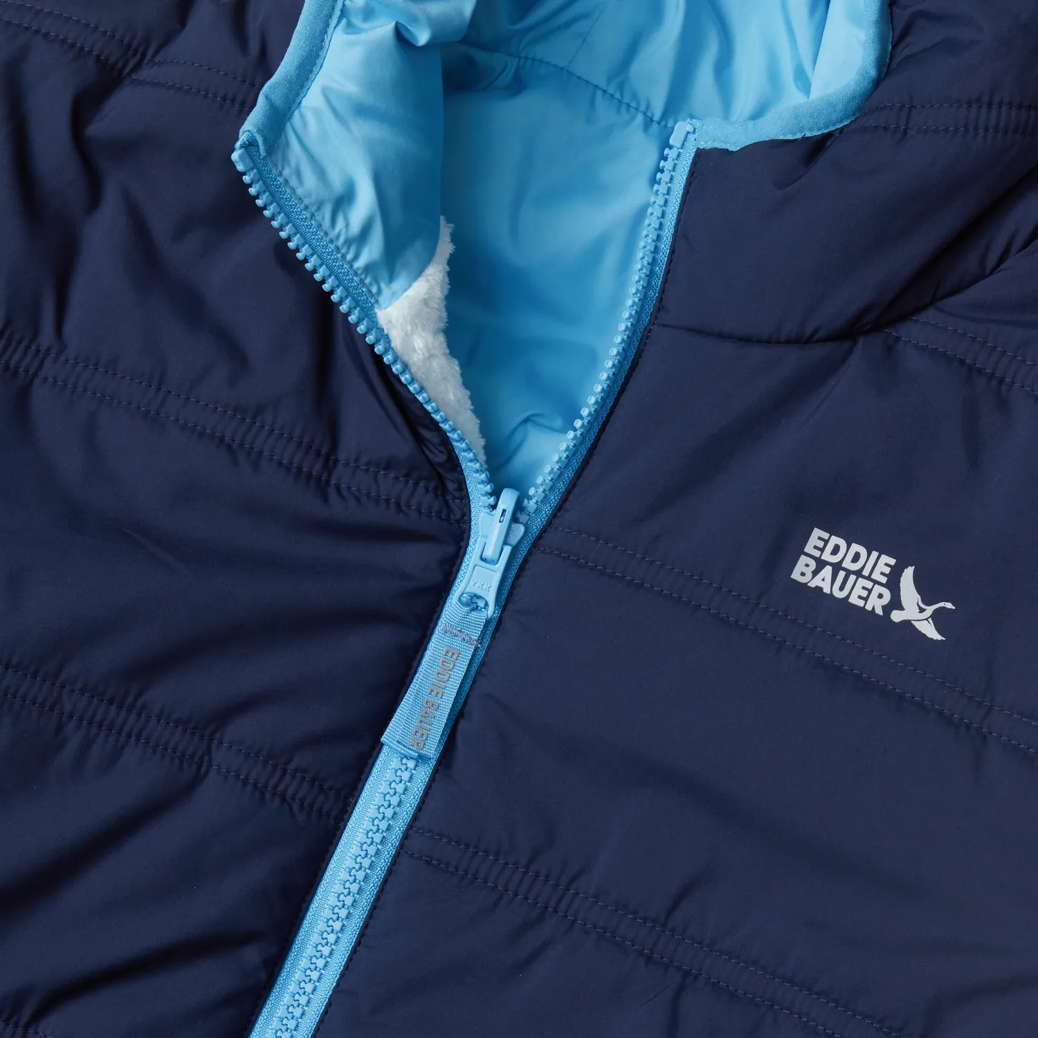 Eddie Bauer Deer Harbor Reversible Hooded geaca fete lavendel