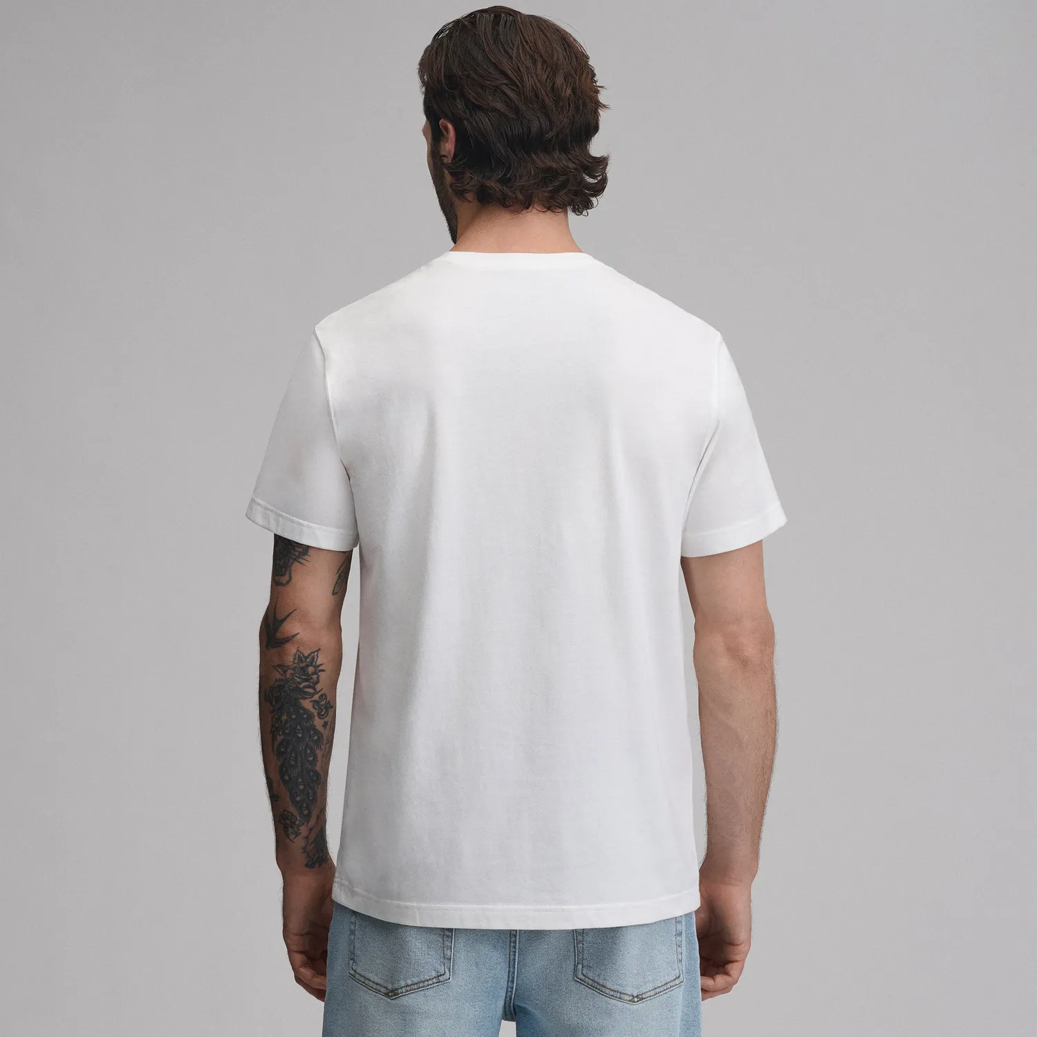 Eddie Bauer EB Outdoorsy Goose tricou Ivory bumbac
