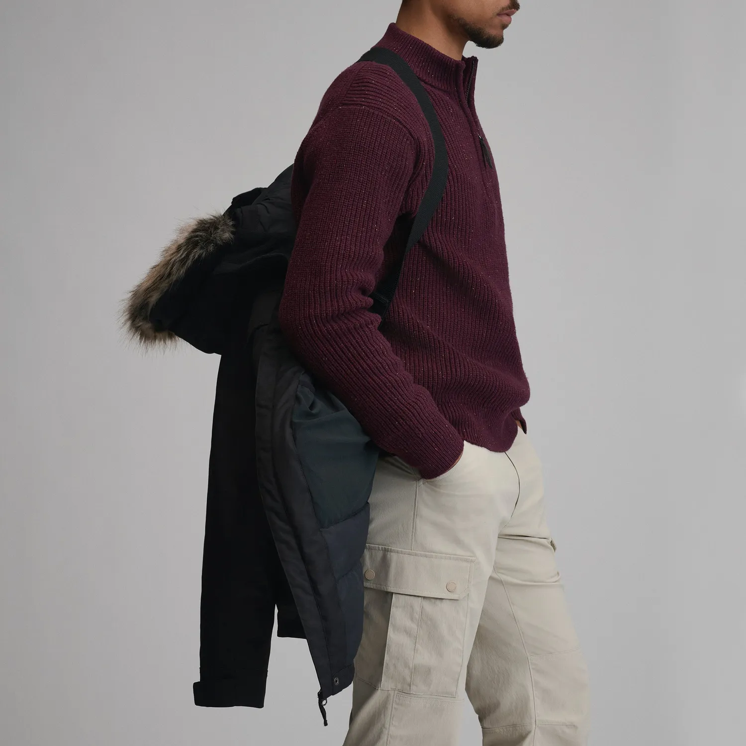 Eddie Bauer Superior Arctic parka bărbați Black impermeabilă