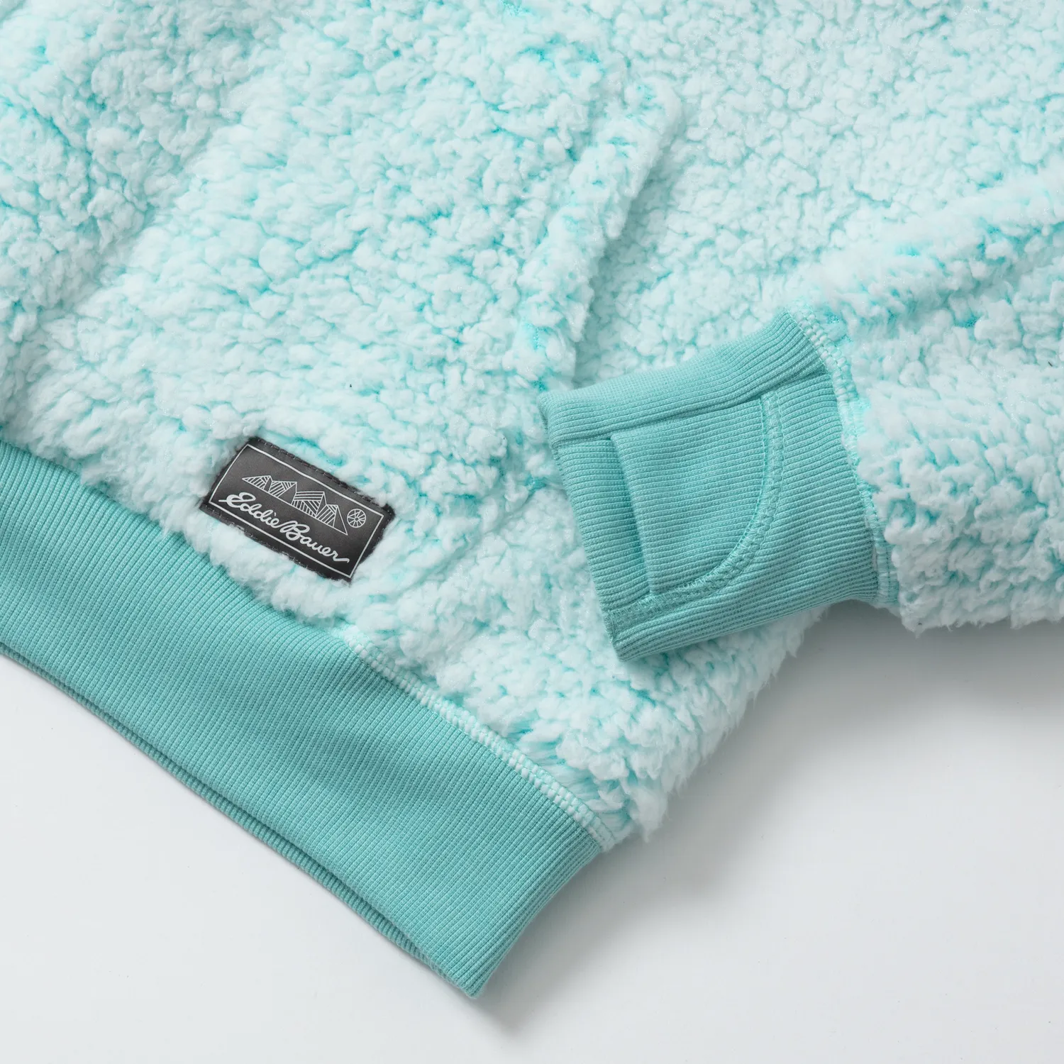 Eddie Bauer Fireside Plush 1/4 Zip bluză fleece fete călduroasă