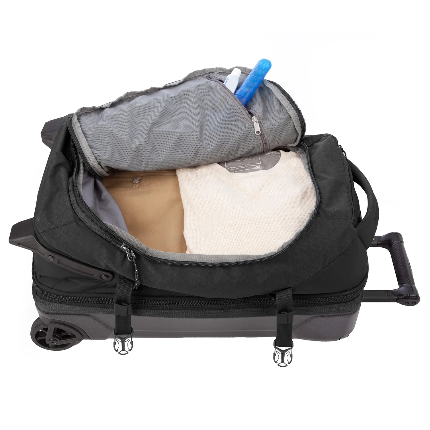 Eddie Bauer Expedition 22 Duffel geantă voiaj neagră 45L