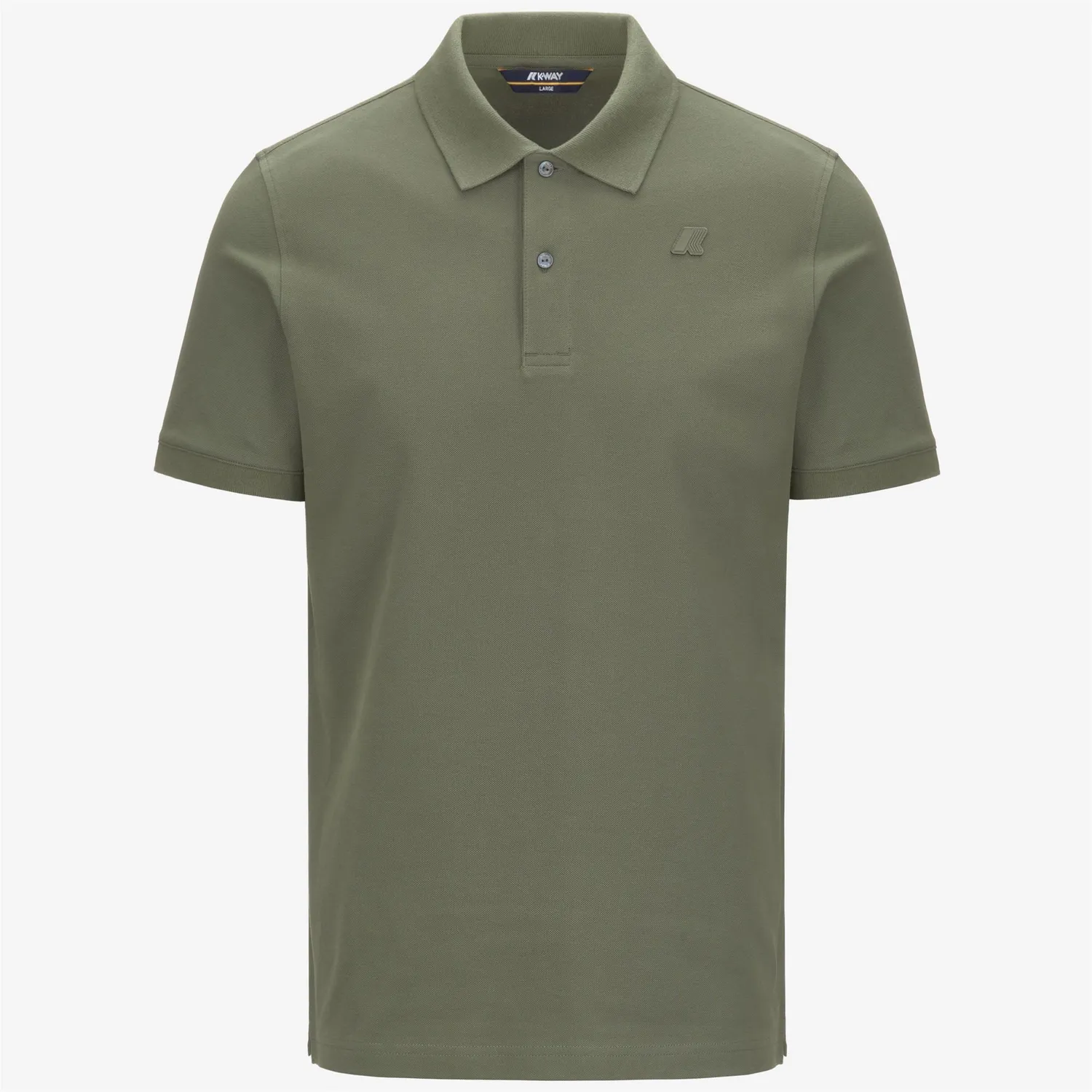 K-Way Amedee Pique Slim polo bărbați Green Lichen