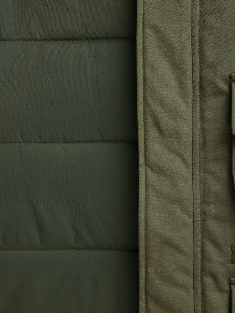 Alpha Industries MA-1 Hunting Mod geacă verde călduroasă