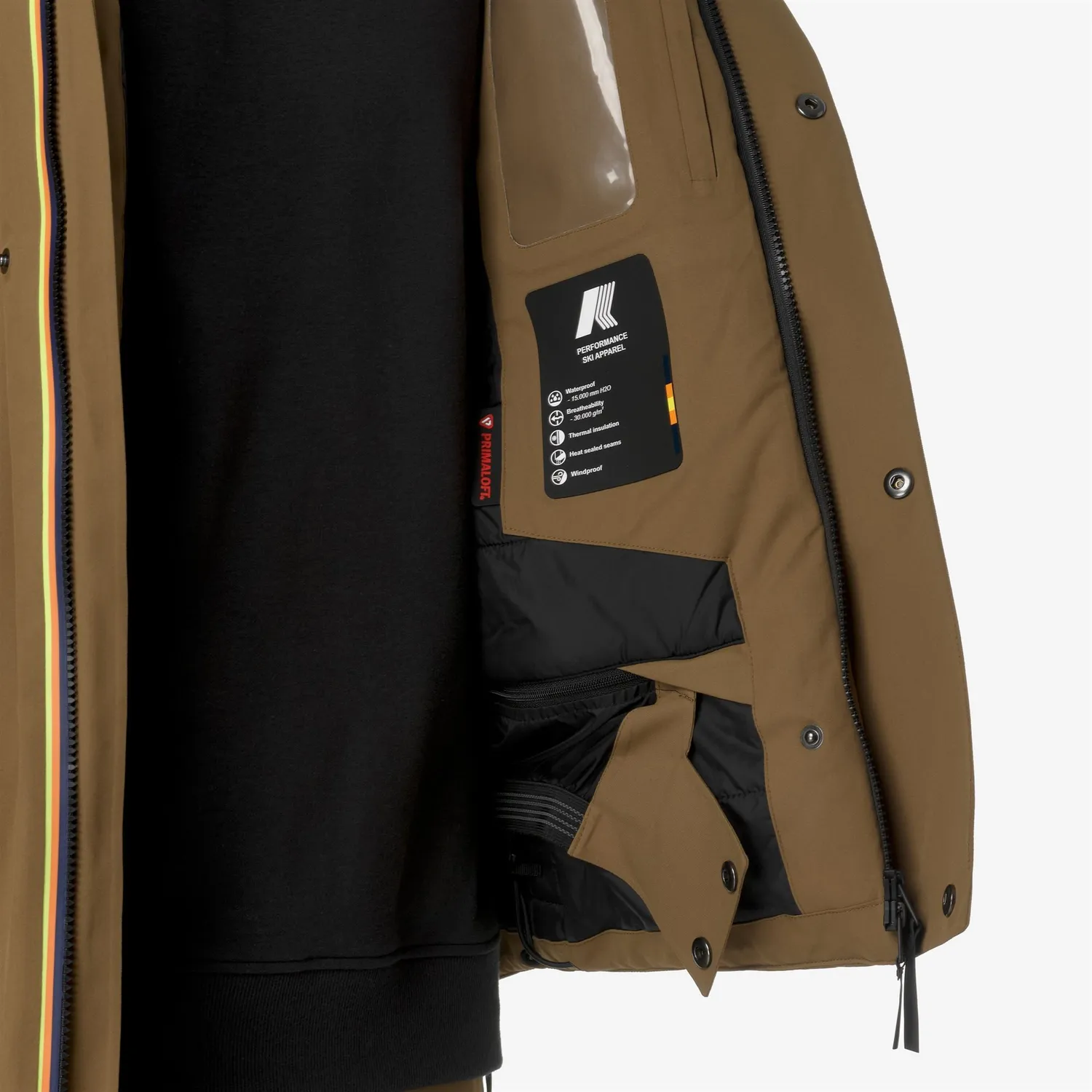 K-Way Malamot Microtwill 2L Geaca Barbati Brown Corda