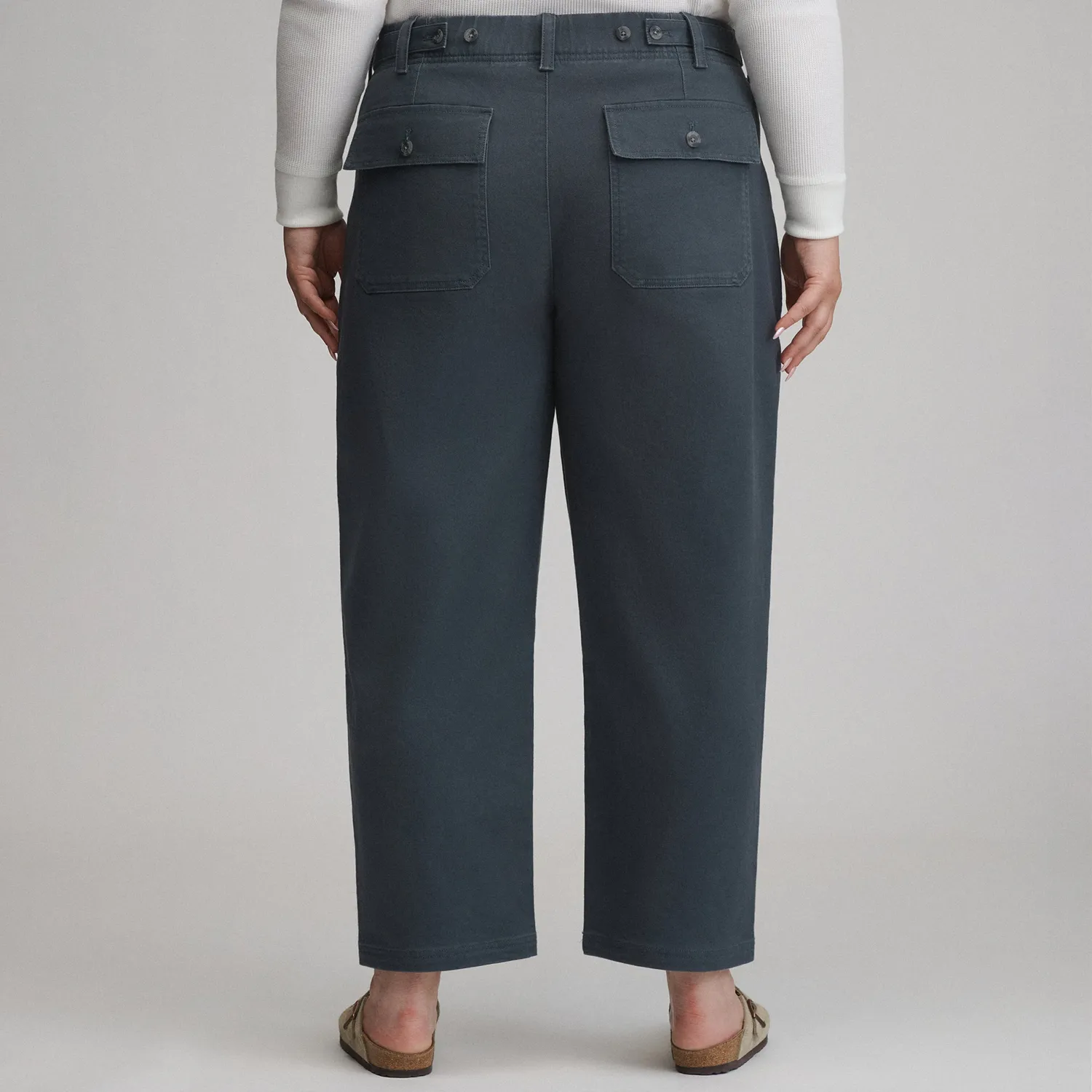 Eddie Bauer Utility Twill pantaloni dama Storm twill