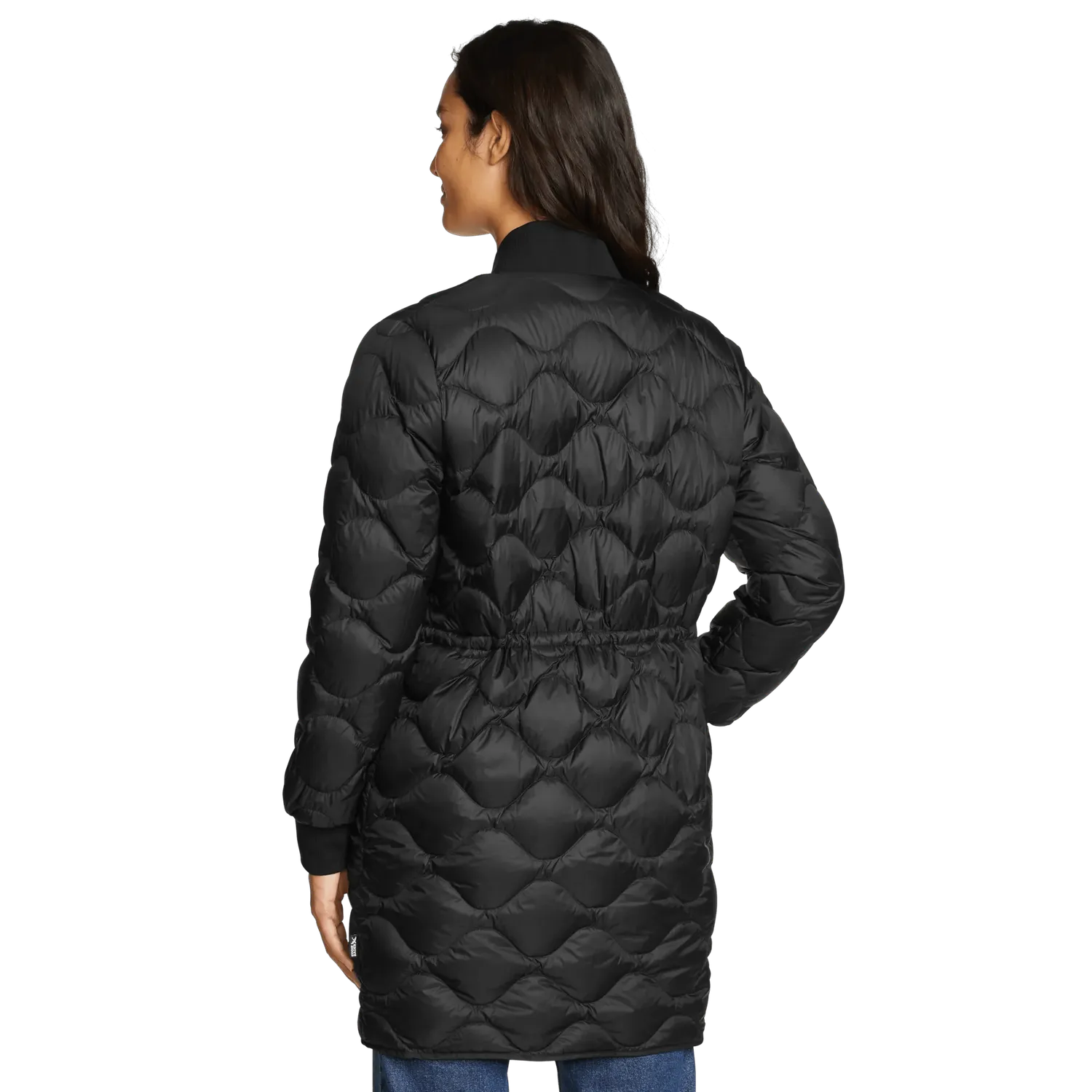 Eddie Bauer Shaw geaca puf bomber negru calduros