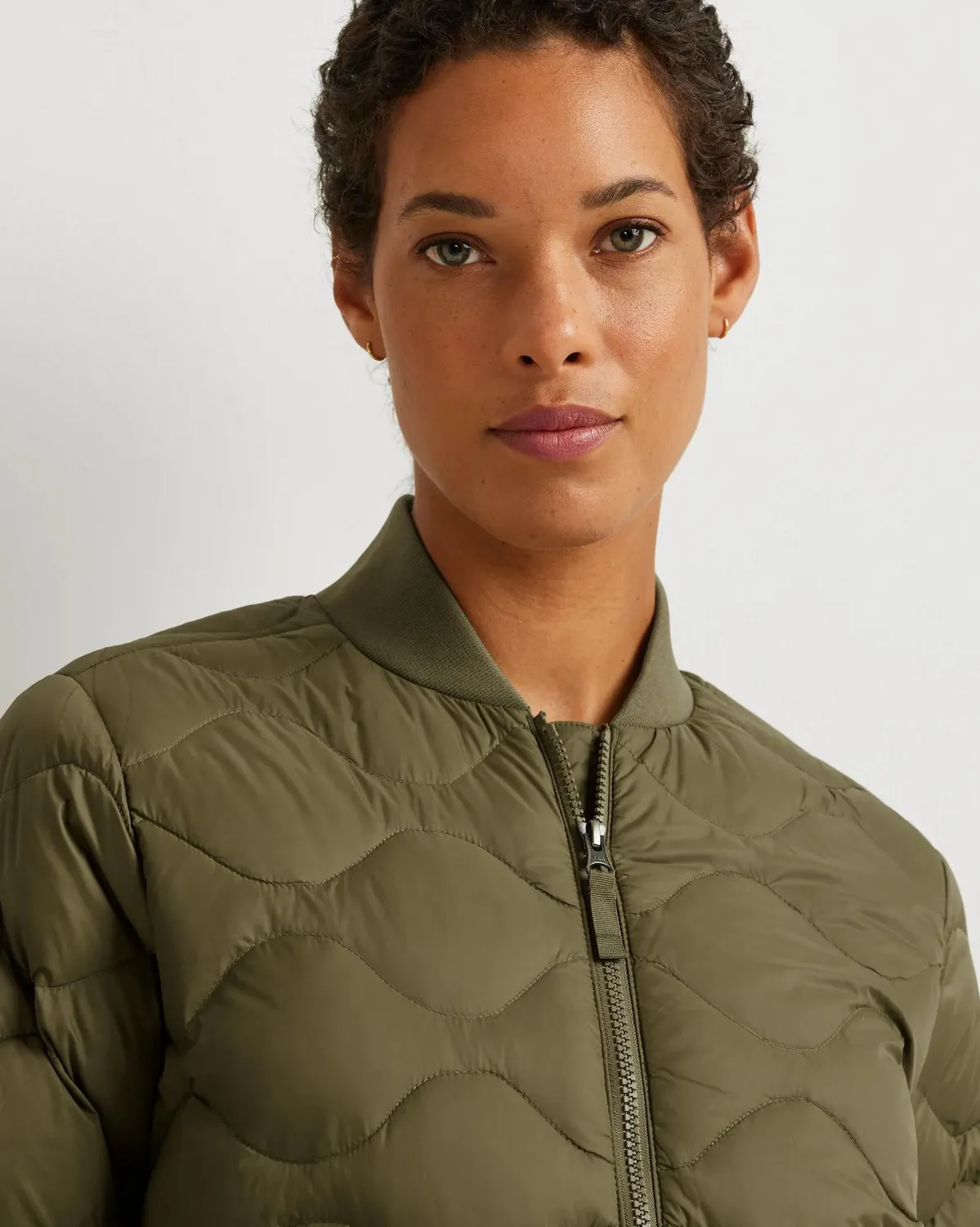 Eddie Bauer Shaw geaca bomber negru dama cu puf