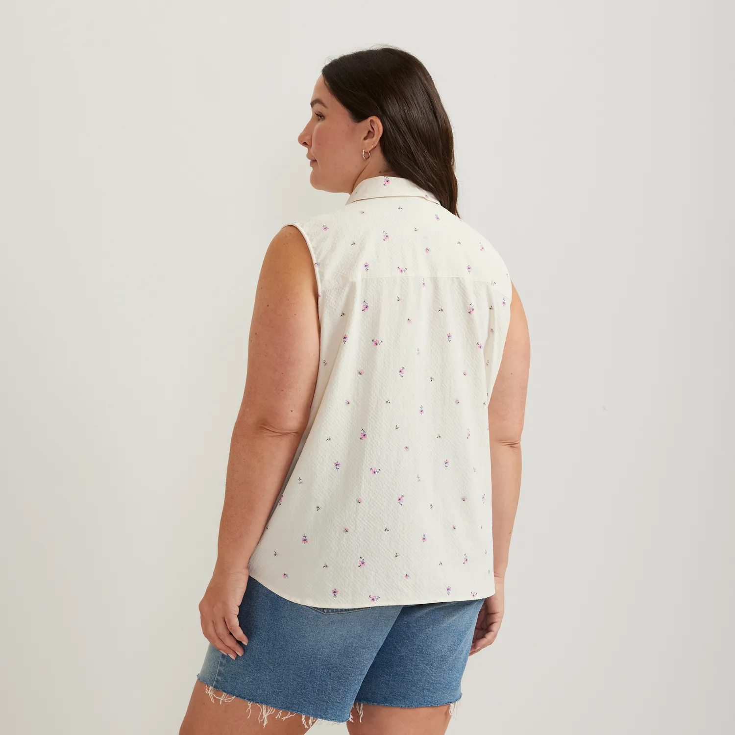 Eddie Bauer Mountain 3.0 Sleeveless Shirt bluza dama imprimeu