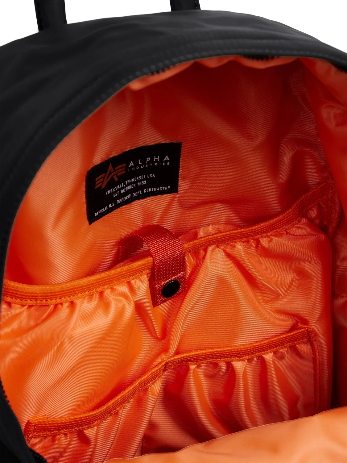 Alpha Industries Crew Gen II rucsac negru nailon
