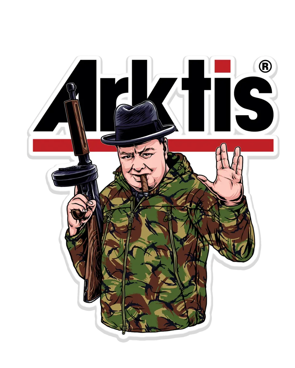 Arktis Winston sticker impermeabil 7,5x8,5 cm