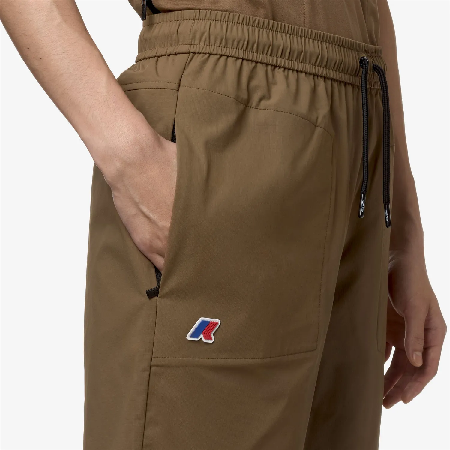 K-Way Nesty Travel pantaloni scurți maro Corda