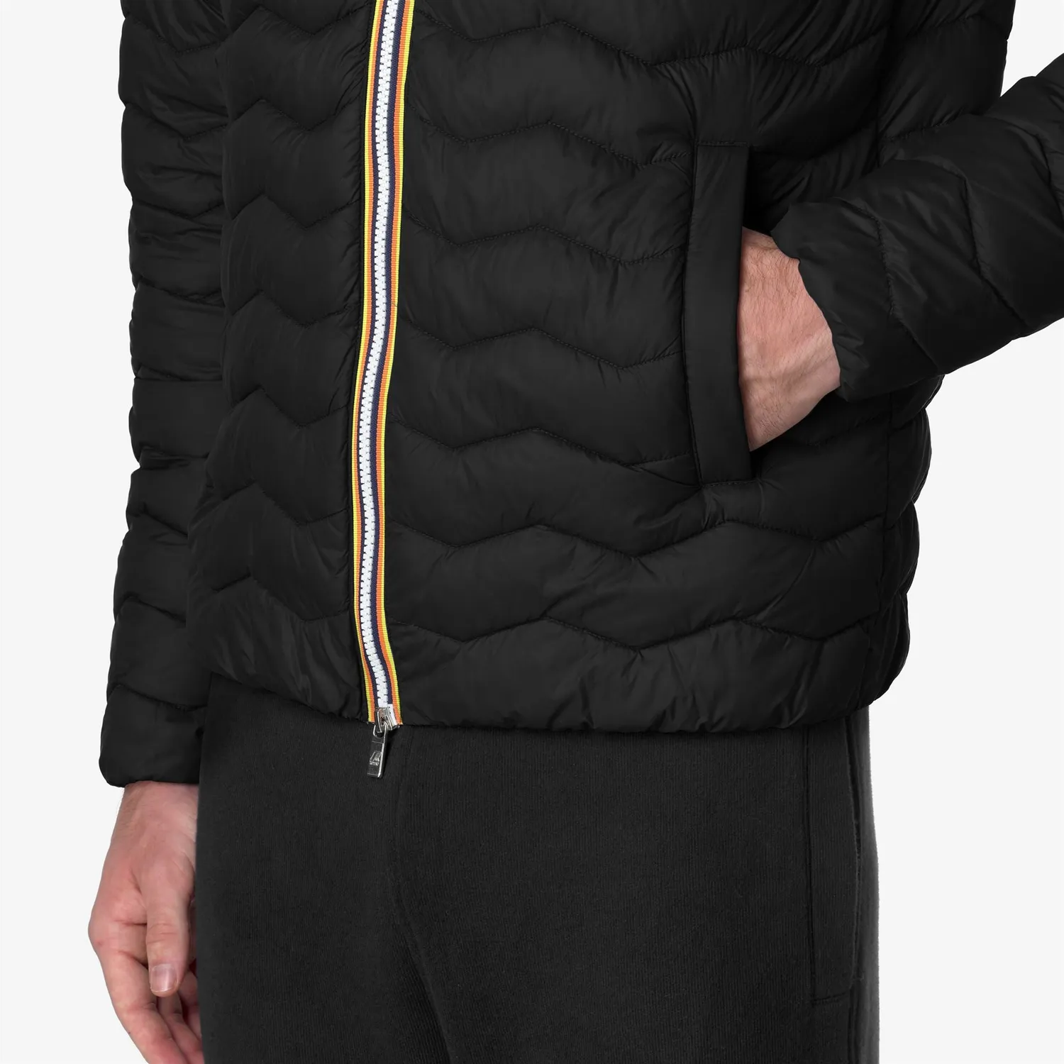 K-Way Jack Quilted Warm geacă neagră bărbați