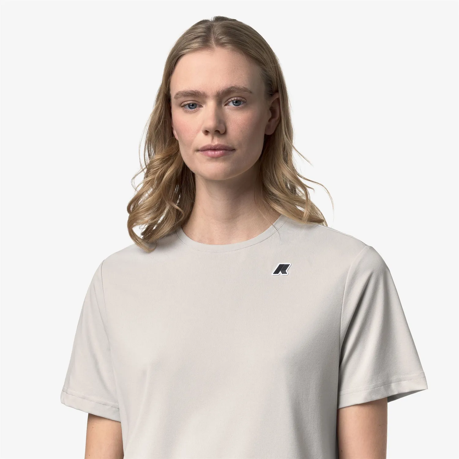 K-Way Sergine Travel tricou unisex Beige LT cu uscare rapida