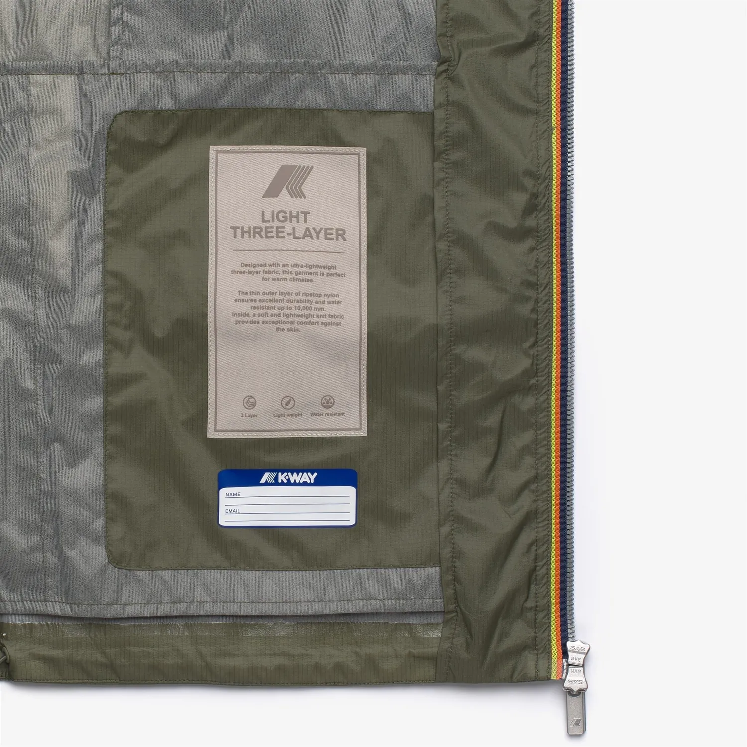 K-Way Clad K3134GW geaca verde XS-3XL impermeabila