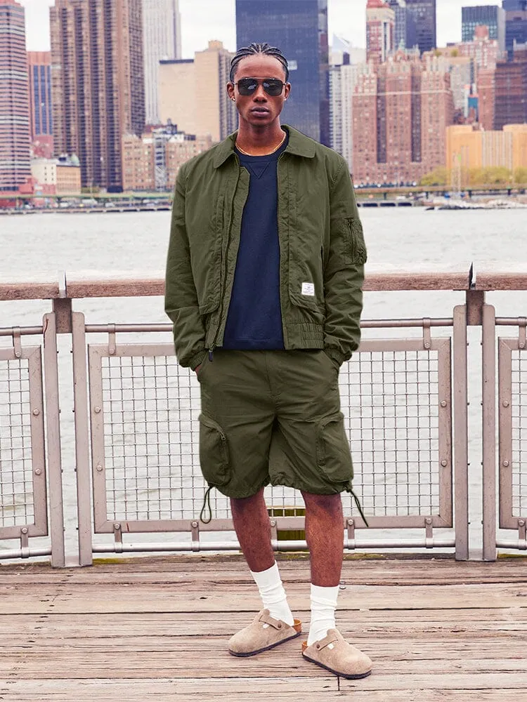Alpha Industries CWU 36/P pantaloni scurti verde elastic cargo