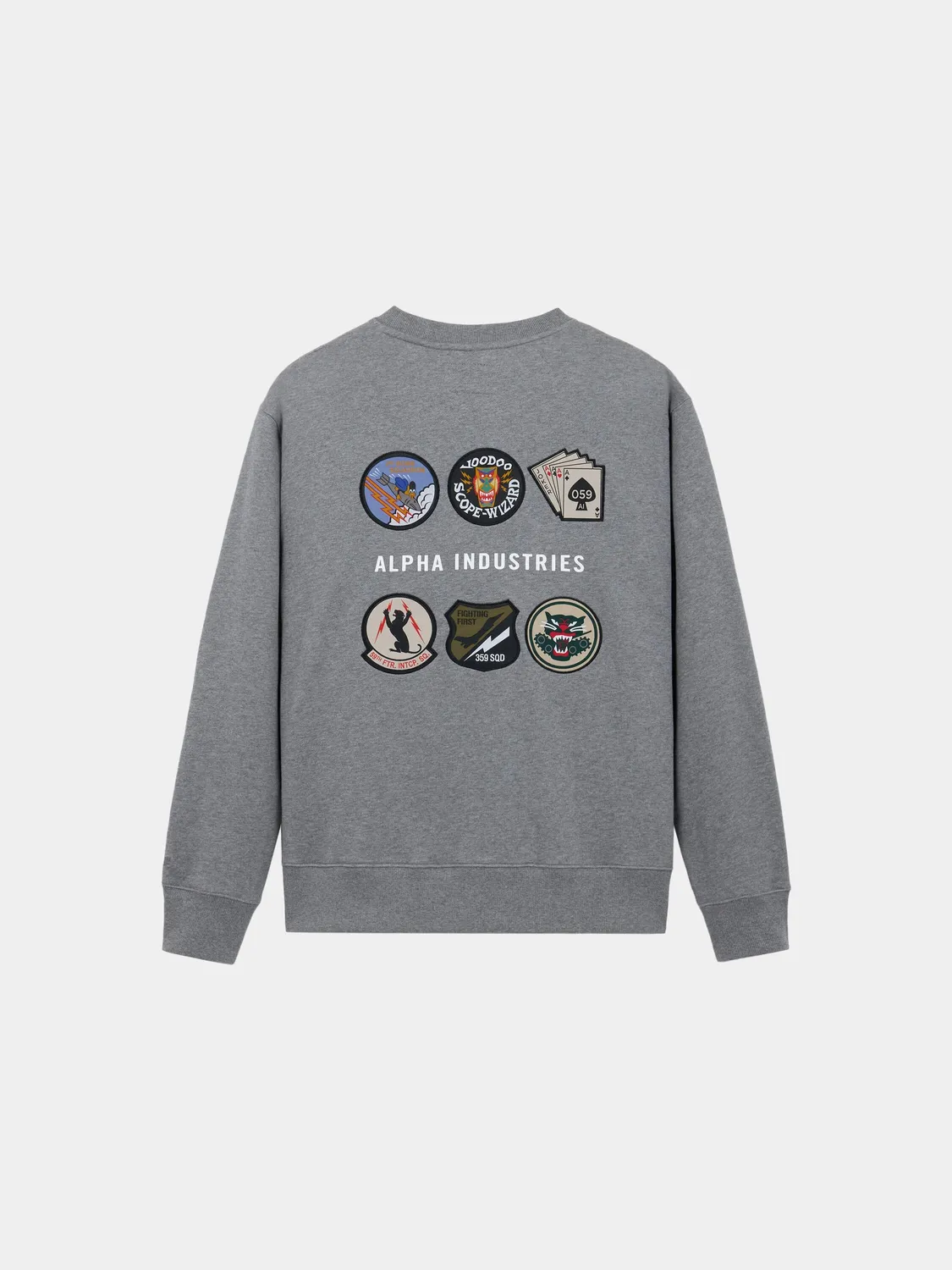 Alpha Industries Patched bluzon negru bumbac