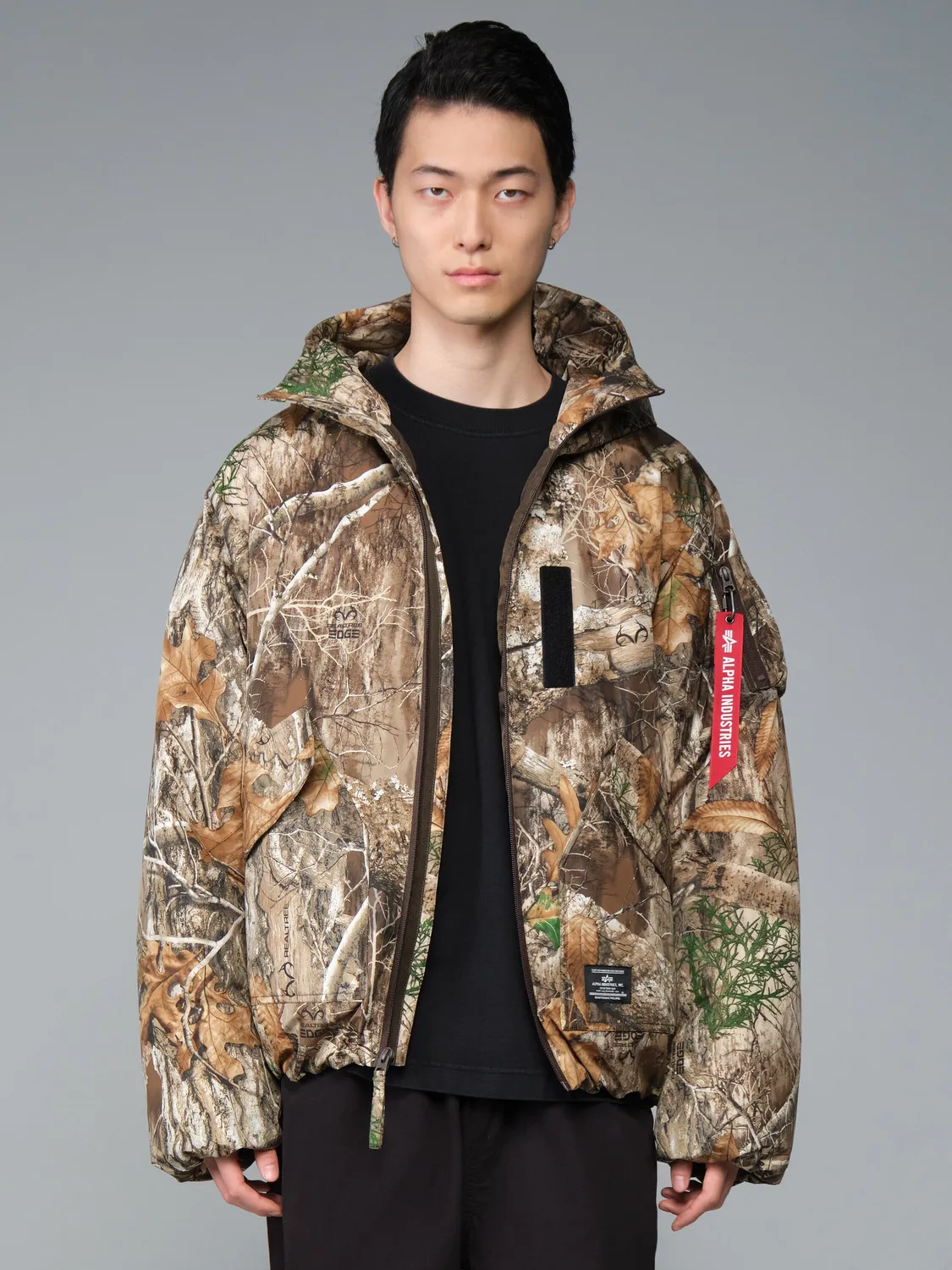 Alpha Industries Lee puffer parka realtree camo calduroasa