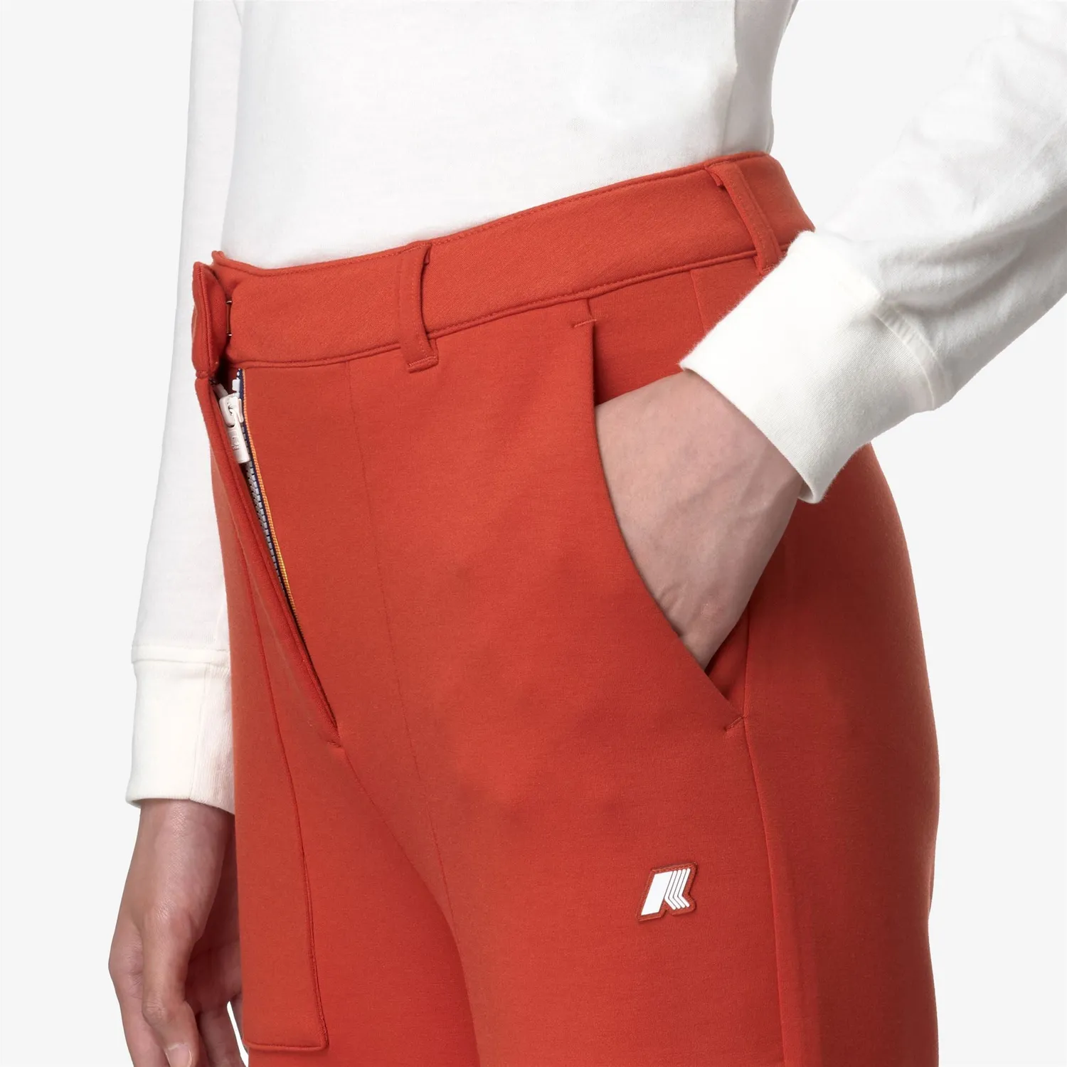 K-Way Janinne Light Spacer pantaloni roșu damă