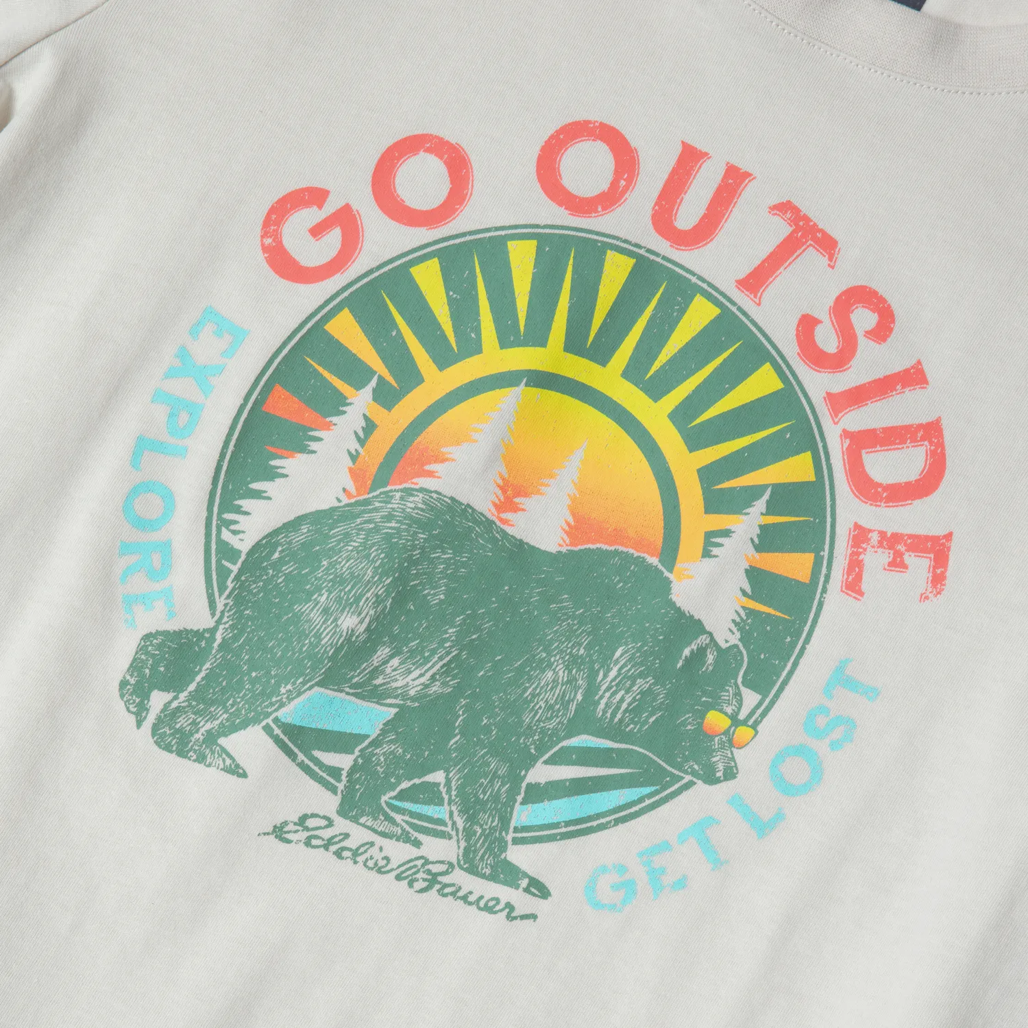 Eddie Bauer Boys Graphic T-Shirt tricou gri XXS