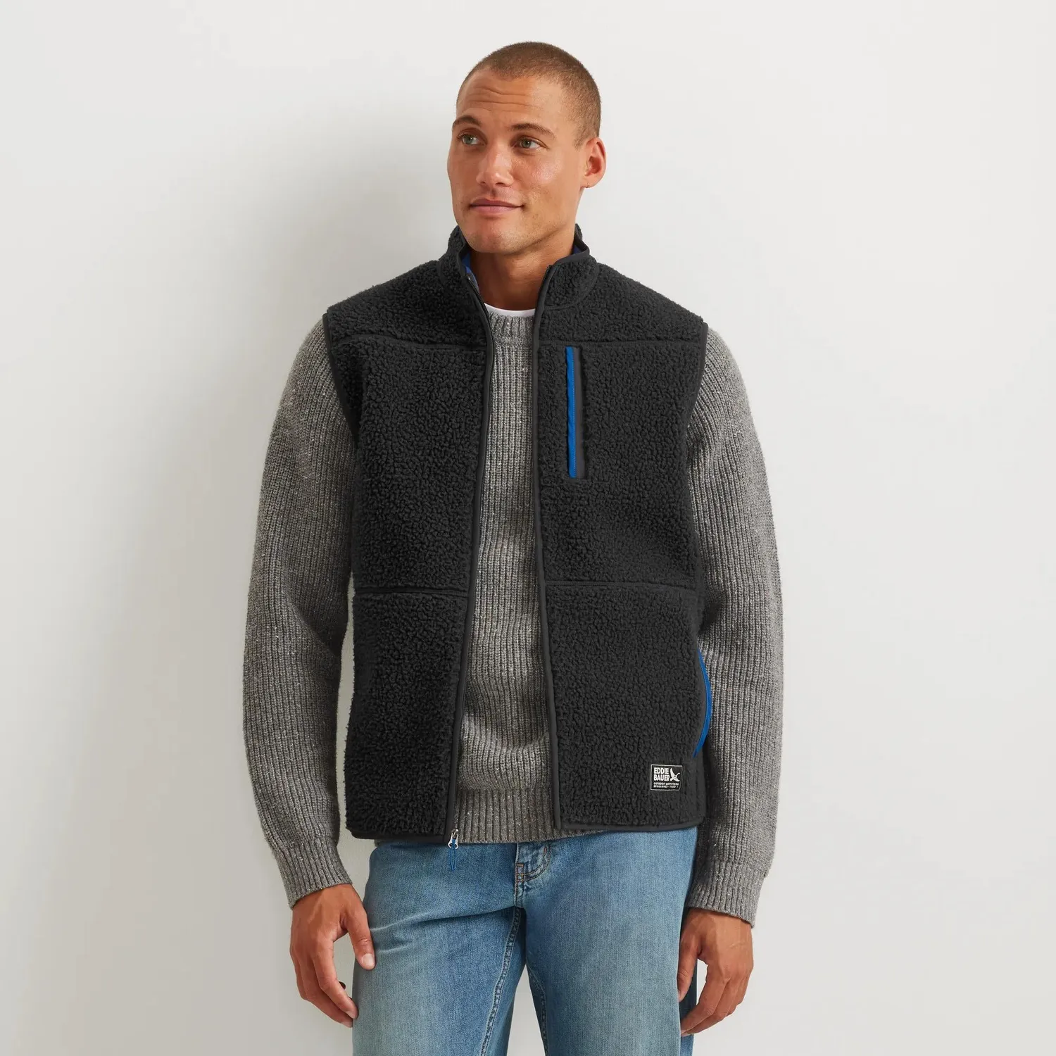 Eddie Bauer Chilali vesta barbati Oyster fleece