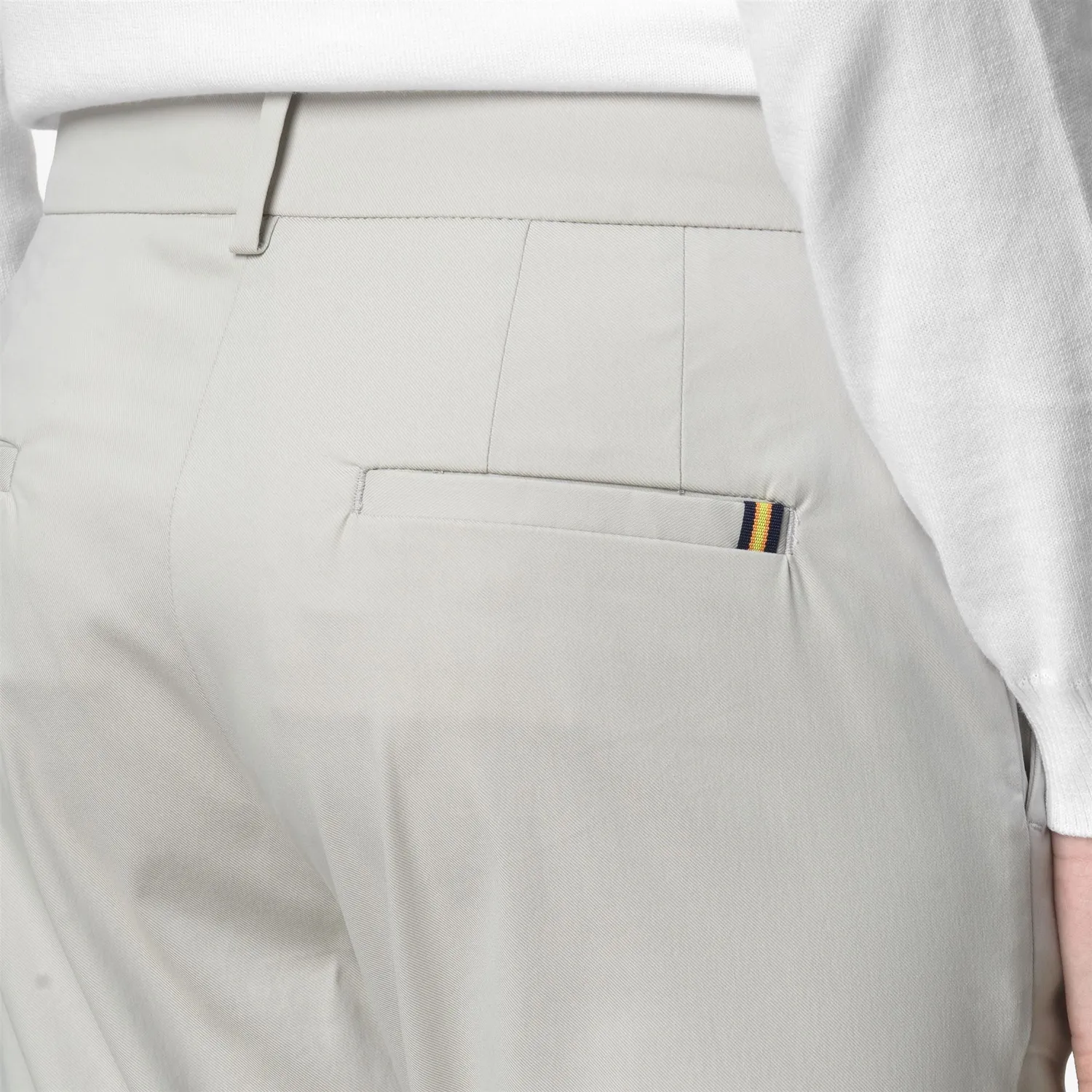 K-Way Belle Twill Tech pantaloni dama bej chino