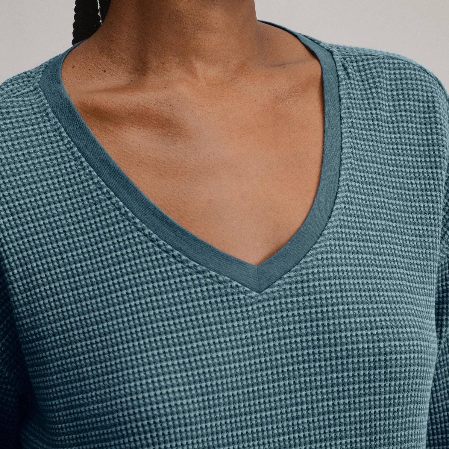 Eddie Bauer bluza termica femei Meridian Blue dungi calduroasa