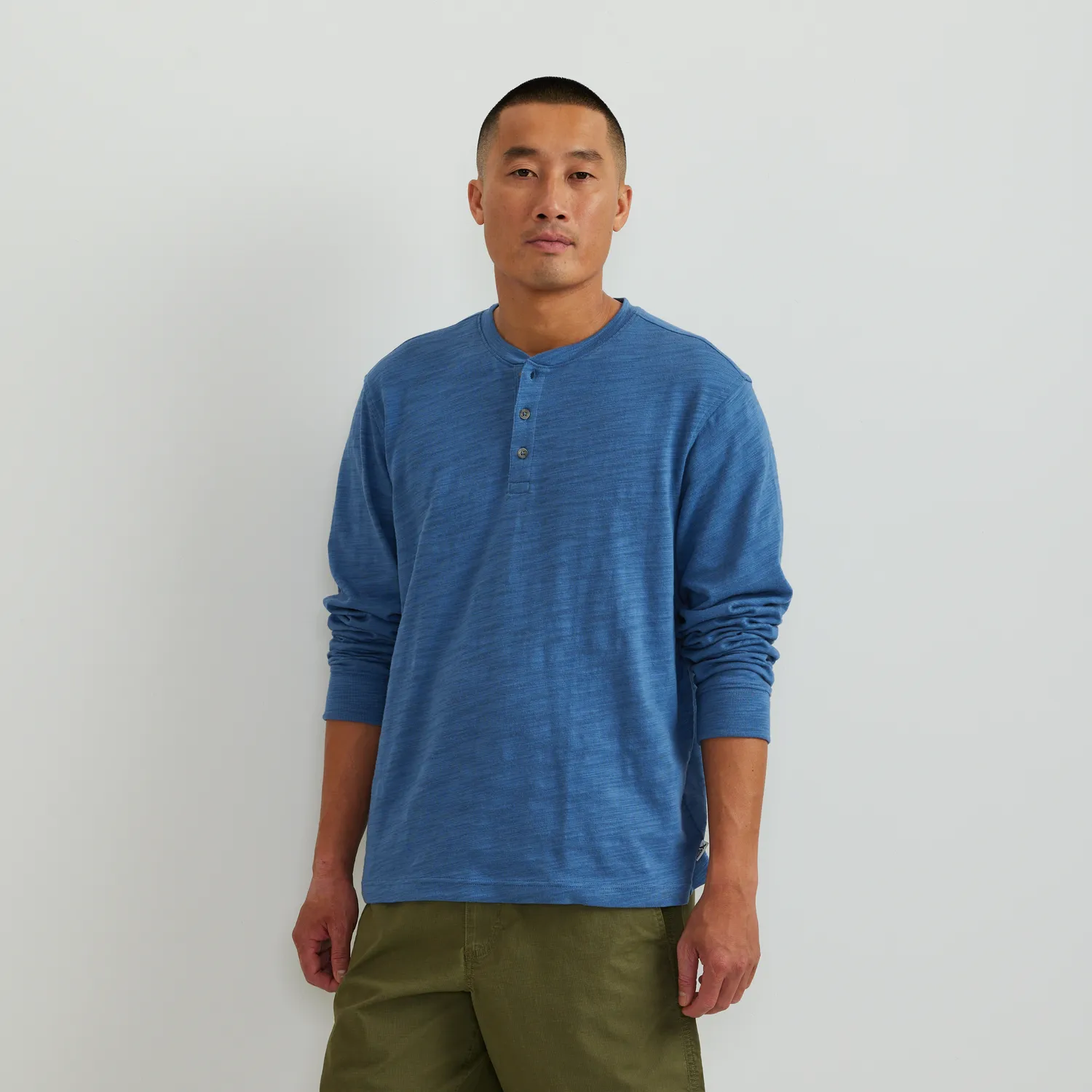 Eddie Bauer Henley Palm bumbac vintage