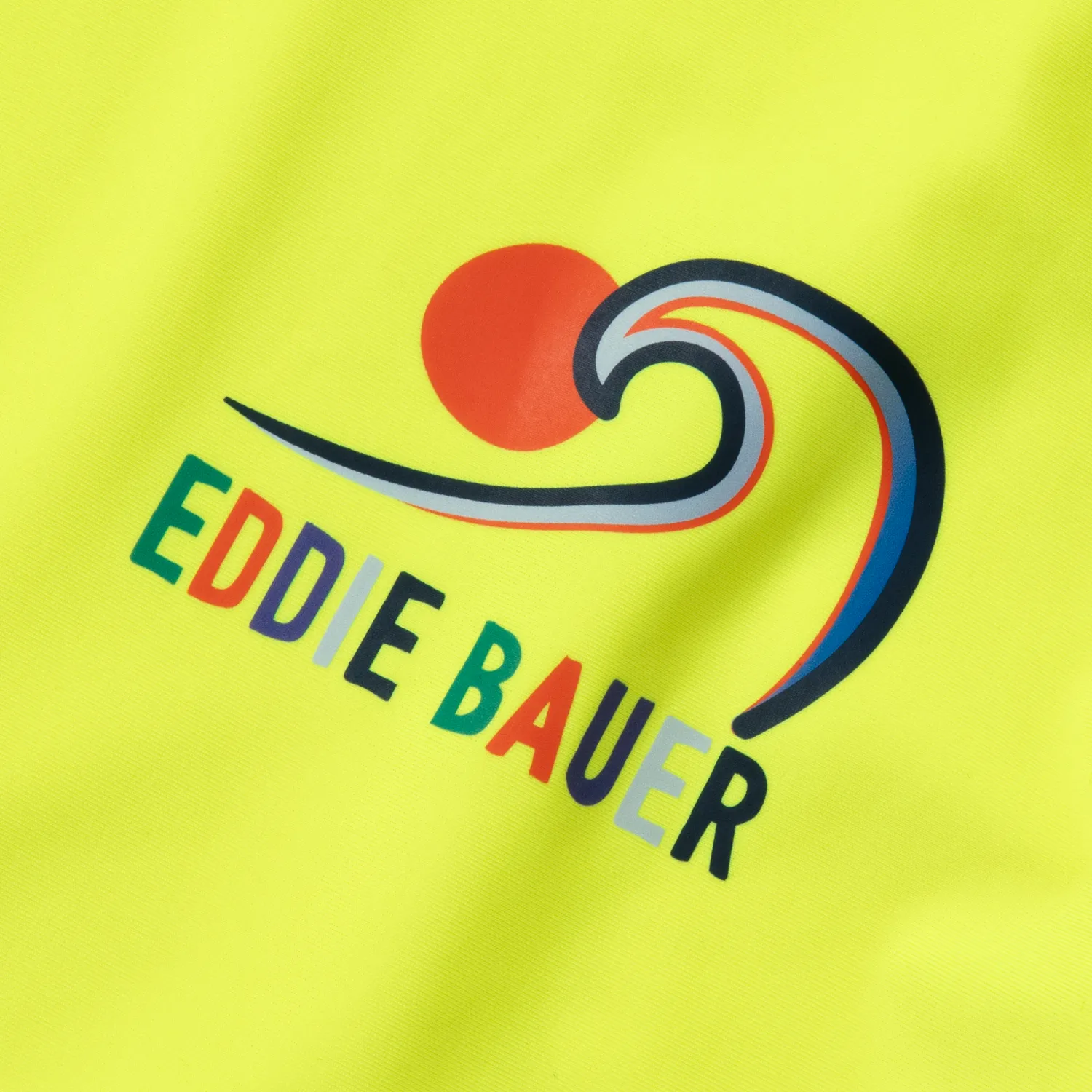 Eddie Bauer Sea Spray tricou plaja galben maneca scurta