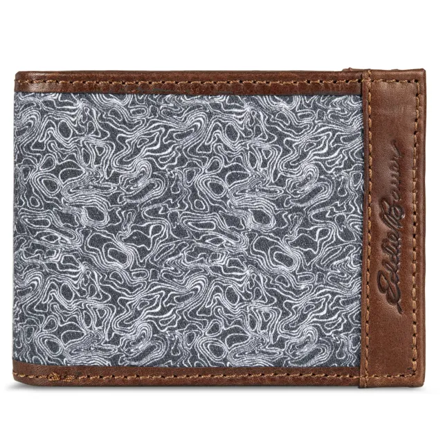 Eddie Bauer Pioneer portofel barbati piele gri