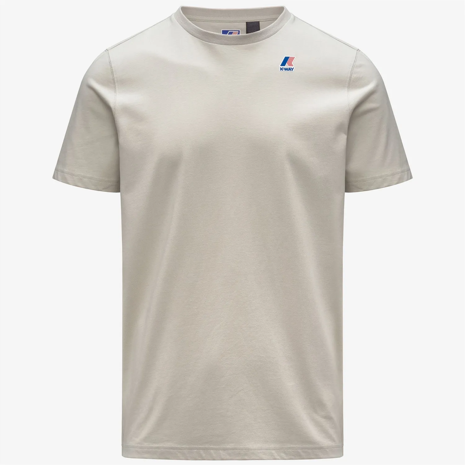 K-Way Leonide tricou unisex bej compact cu buzunar