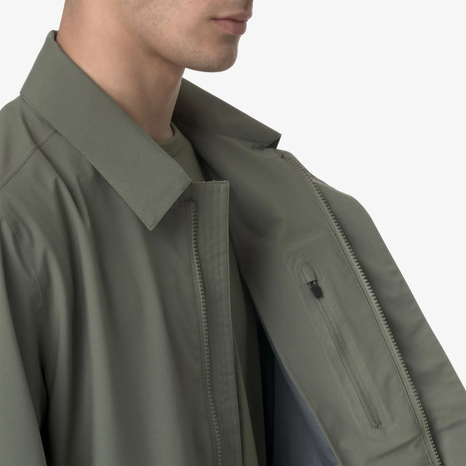 K-Way Kenley Stretch 2L geaca verde 3/4 calduros