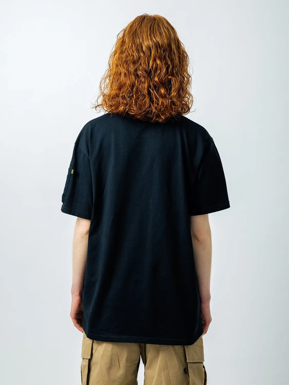 Alpha Industries Gramicci Cigar tricou negru bumbac