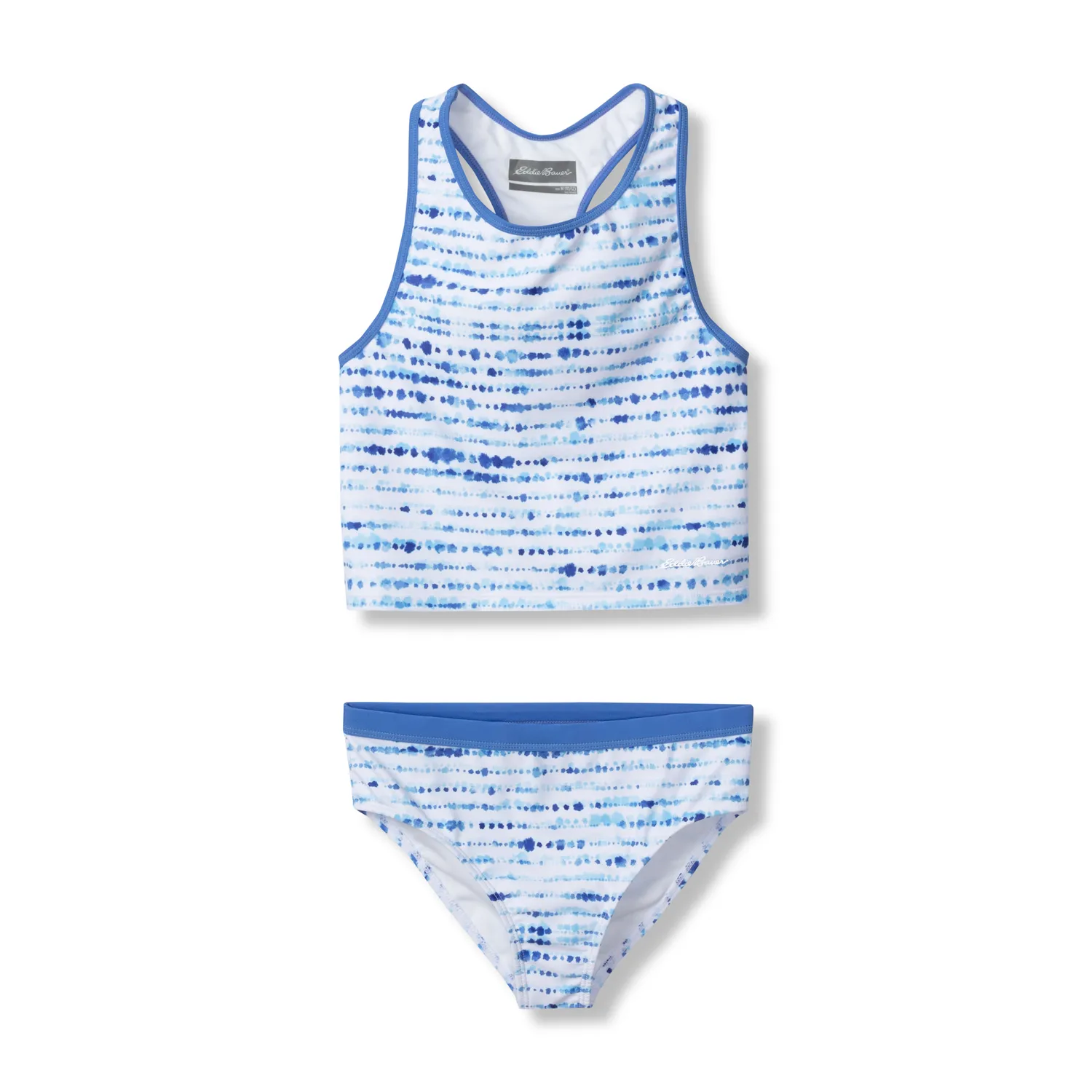 Eddie Bauer Sea Spray Tankini costum baie fete Albastru UPF50+