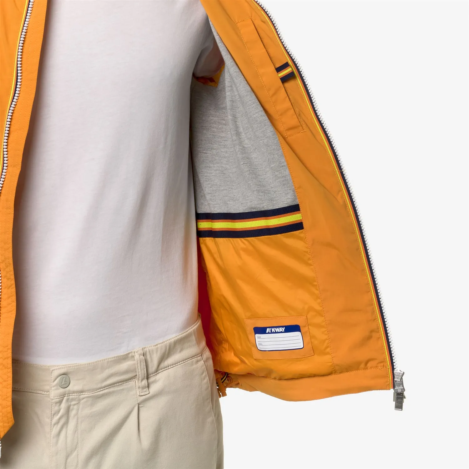 K-Way Jack Stretch Nylon geaca barbati portocalie slim