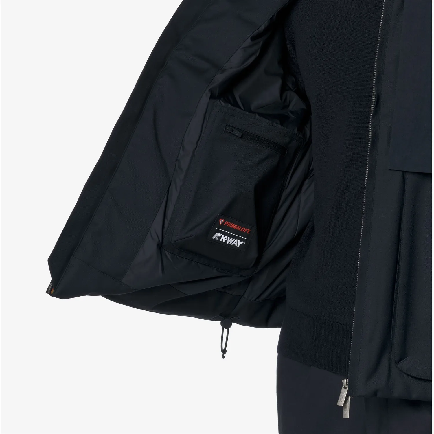 K-Way Antheo Wool Nylon Mix geacă Blue Depth PrimaLoft