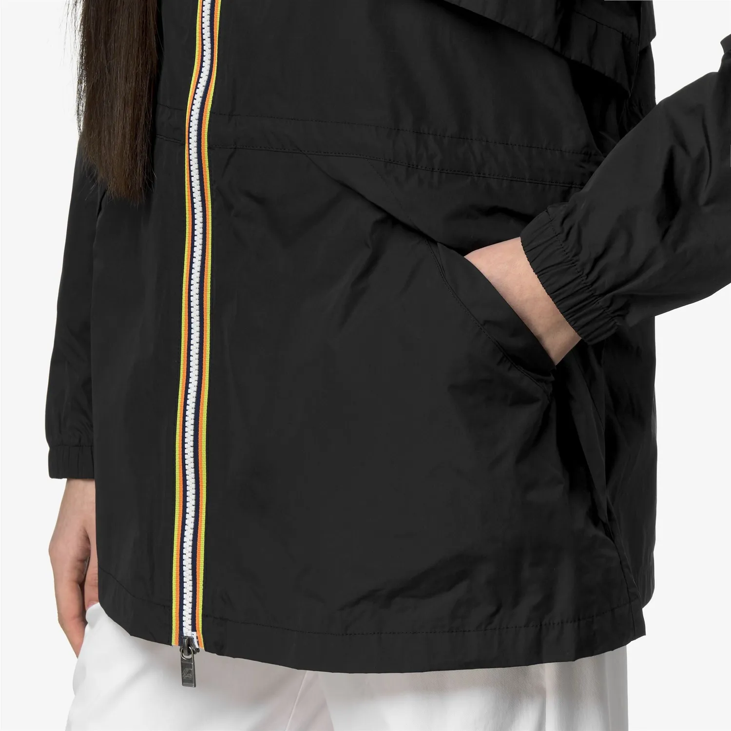 K-Way Aubeline K6132PW geaca dama negru impermeabila