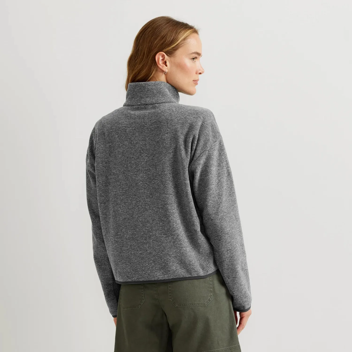 Eddie Bauer Quest 2.0 geacă fleece full-zip Vintage Rose moale
