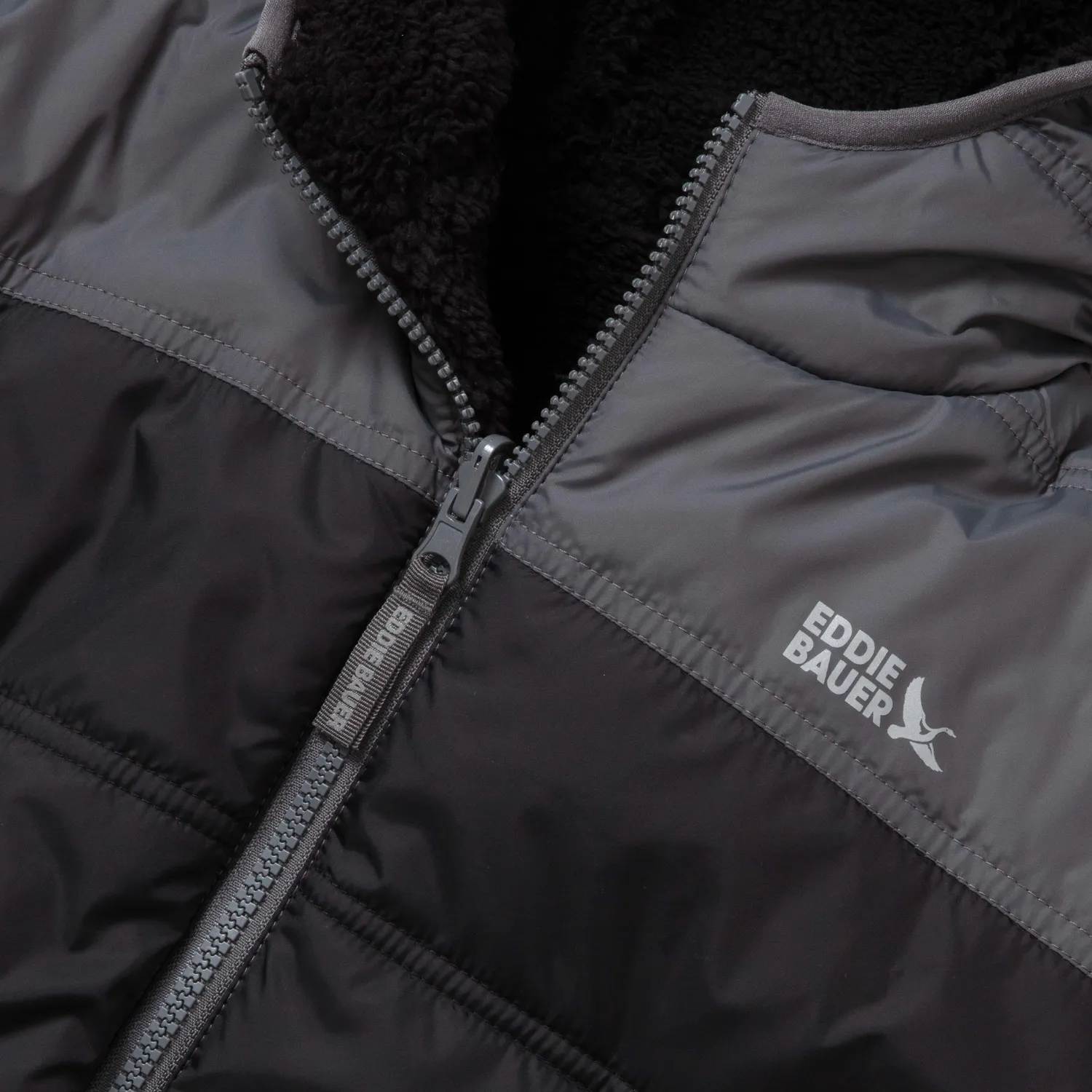 Eddie Bauer Deer Harbor geaca baieti reversibila neagra
