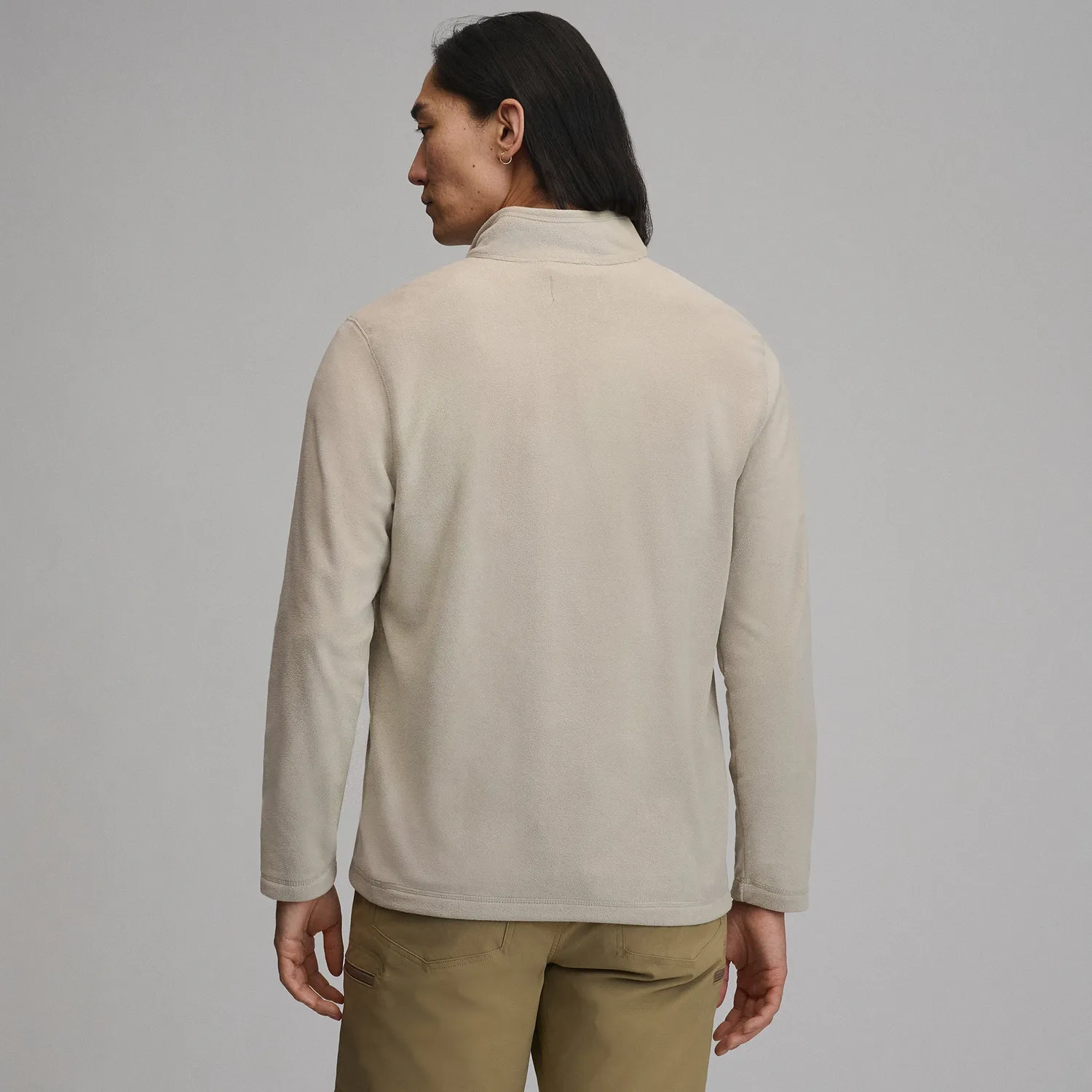 Eddie Bauer Quest 1/4-Zip bluză polar bărbați neagră
