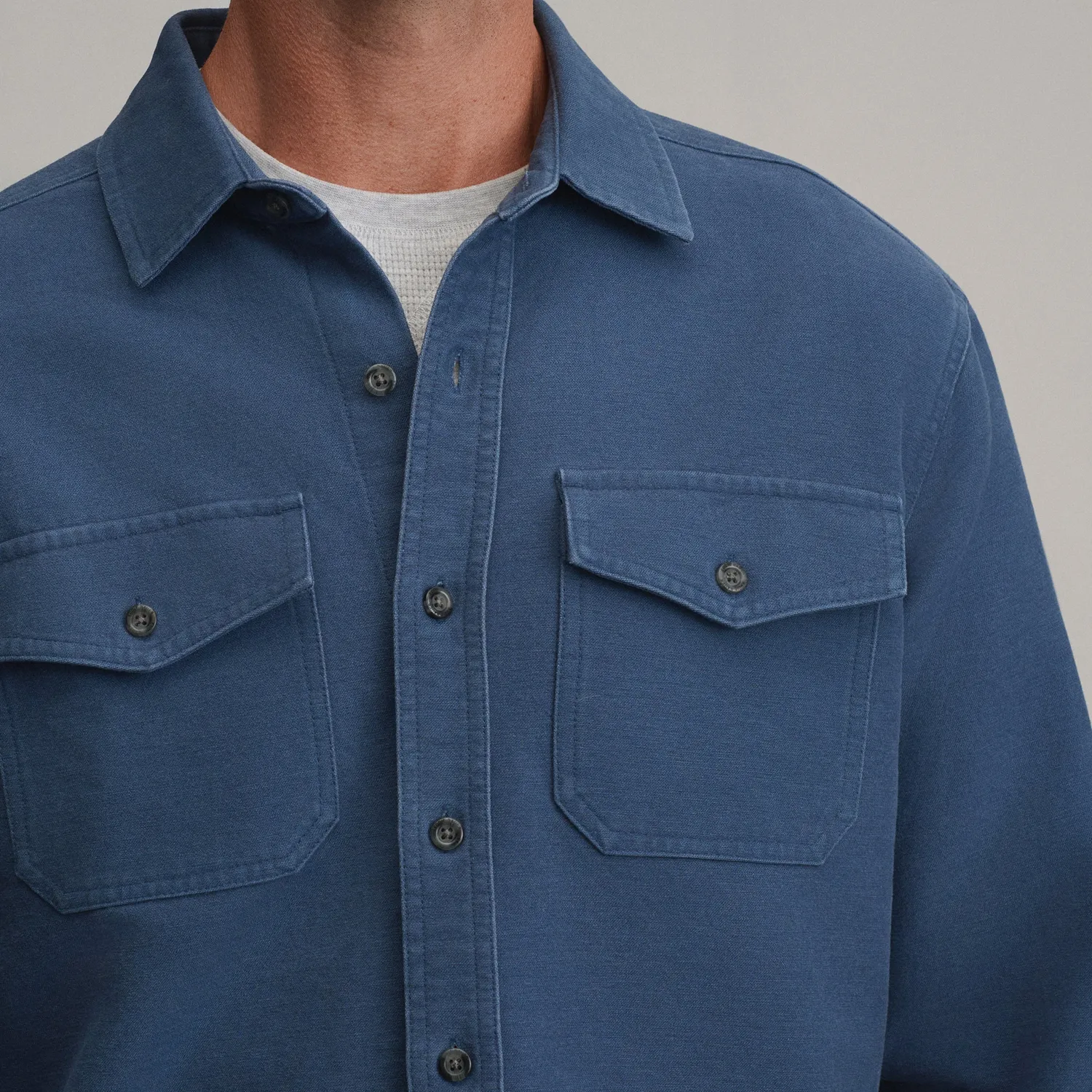 Eddie Bauer Chamois cămașă Deep Olive flanel groasă